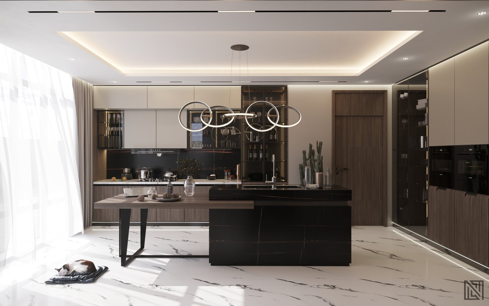 Fawad Villa — architecture, view 27 of 70, UAE. 3ds Max · Corona render by Nasmeer VM.