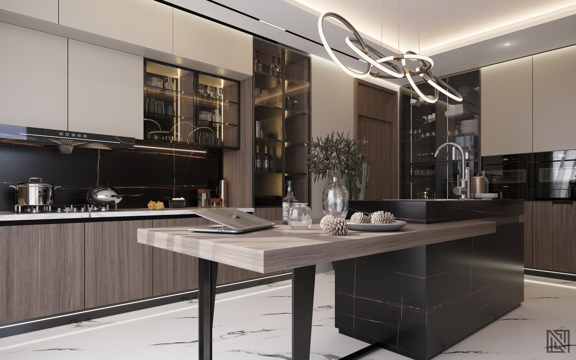 Fawad Villa — architecture, view 29 of 70, UAE. 3ds Max · Corona render by Nasmeer VM.