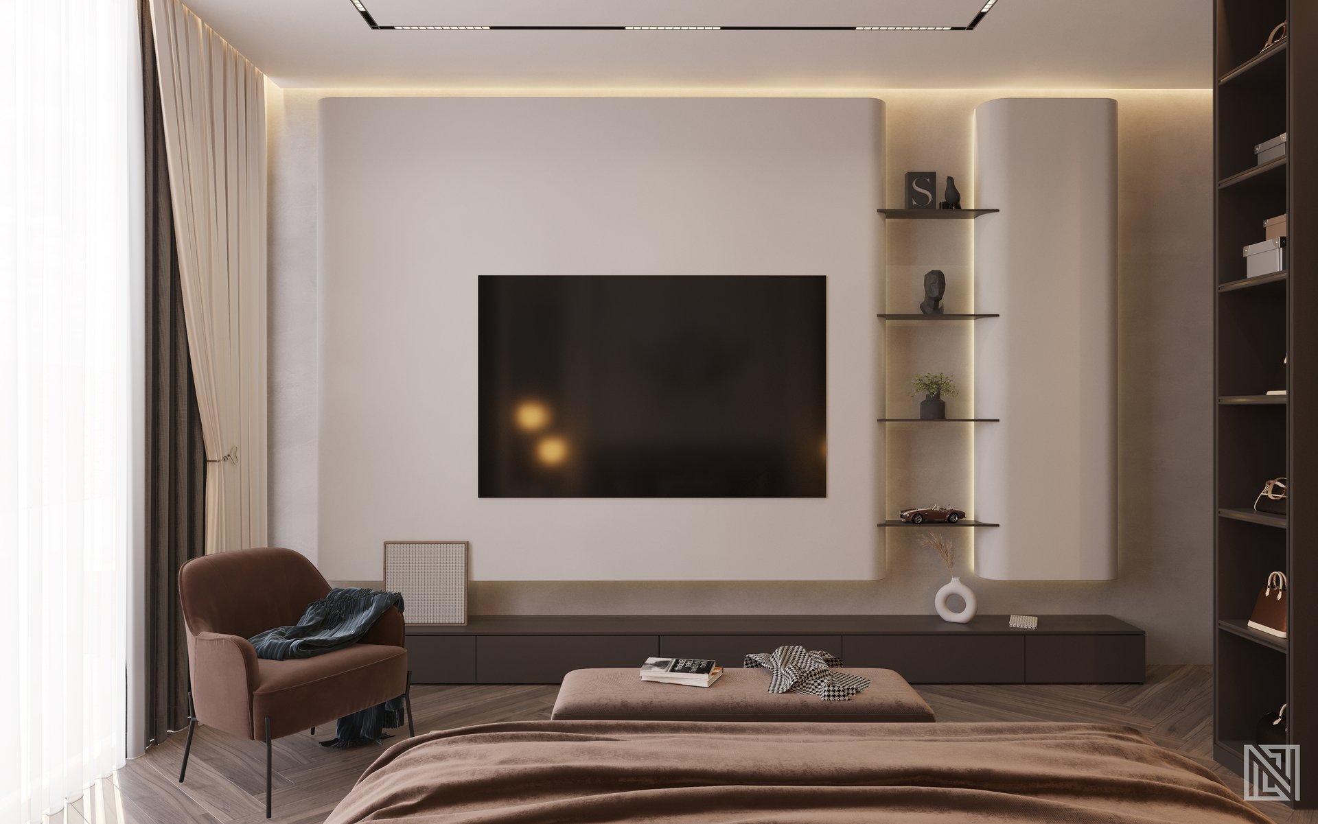 Fawad Villa — architecture, view 32 of 70, UAE. 3ds Max · Corona render by Nasmeer VM.