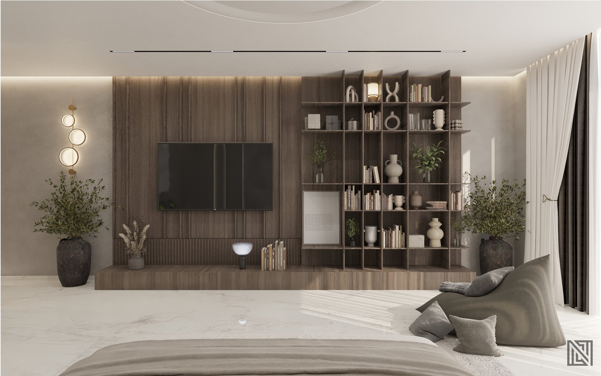 Fawad Villa — architecture, view 34 of 70, UAE. 3ds Max · Corona render by Nasmeer VM.