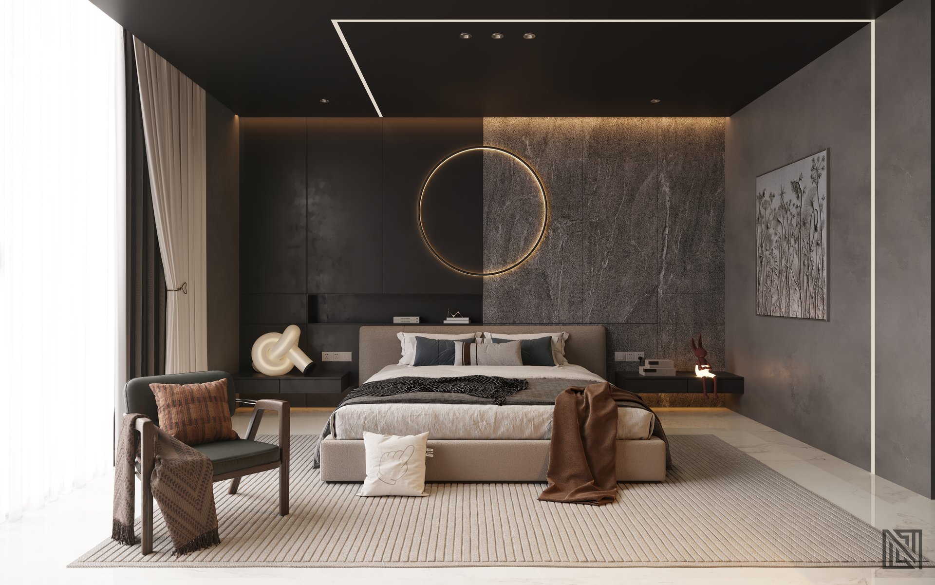 Fawad Villa — architecture, view 37 of 70, UAE. 3ds Max · Corona render by Nasmeer VM.