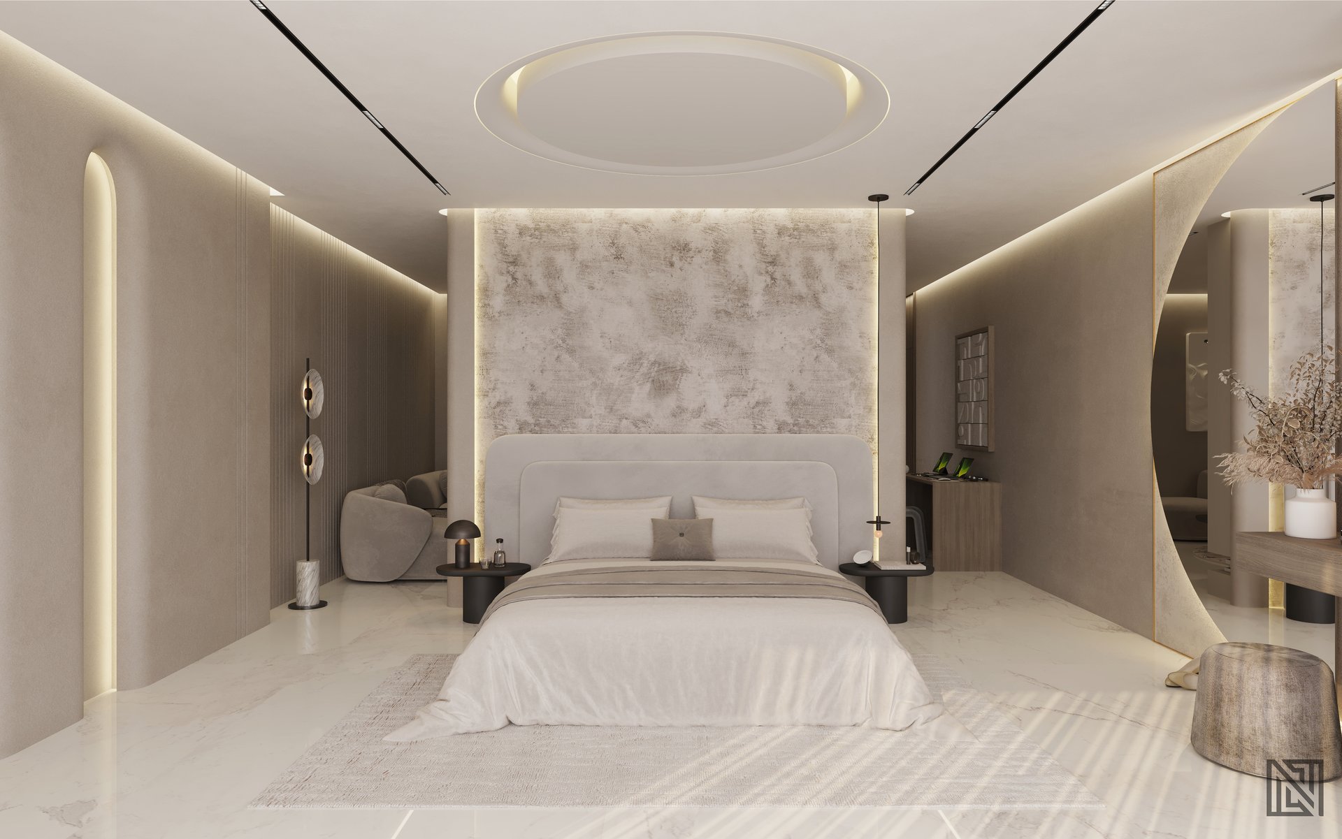 Fawad Villa — architecture, view 39 of 70, UAE. 3ds Max · Corona render by Nasmeer VM.