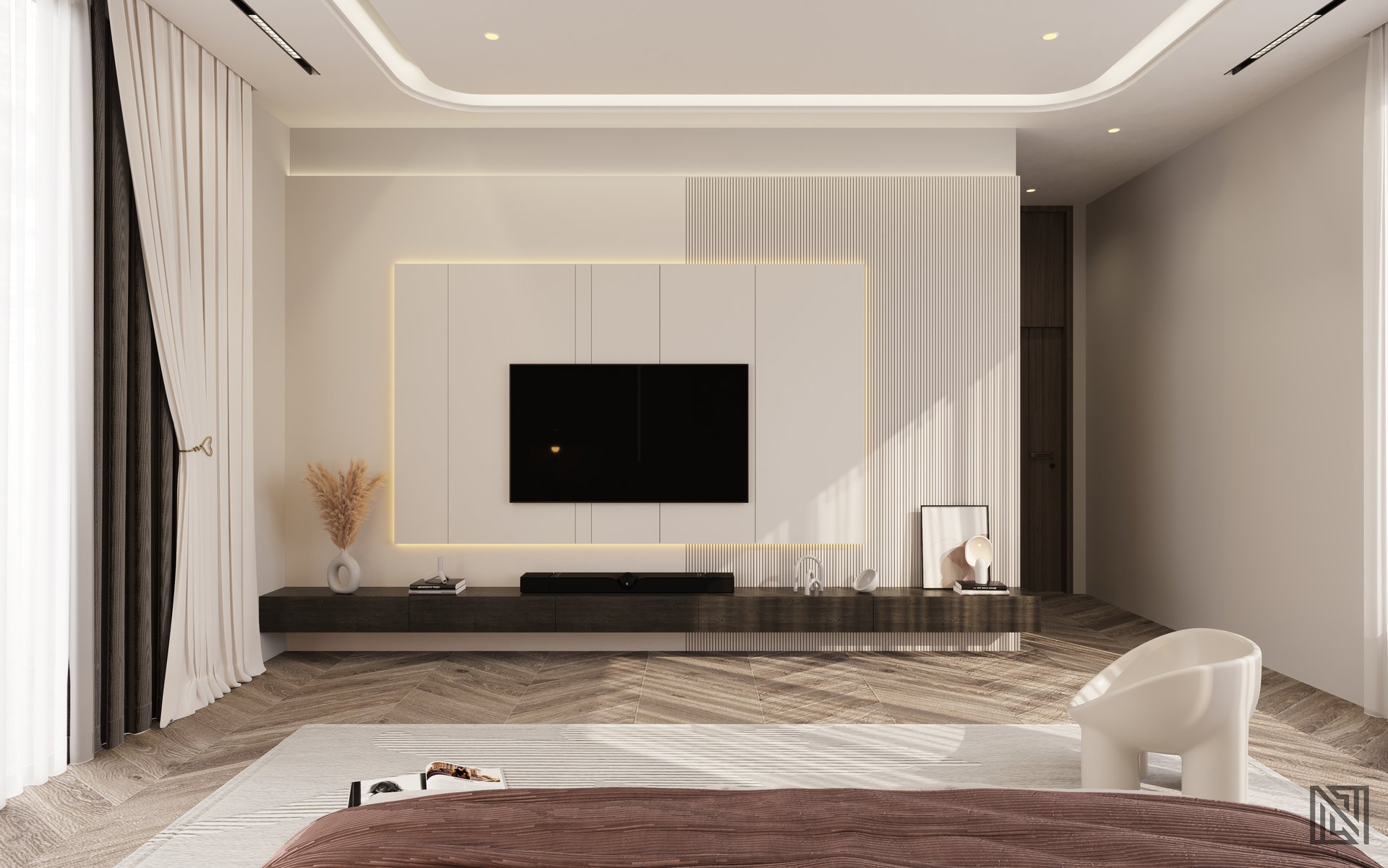 Fawad Villa — architecture, view 47 of 70, UAE. 3ds Max · Corona render by Nasmeer VM.