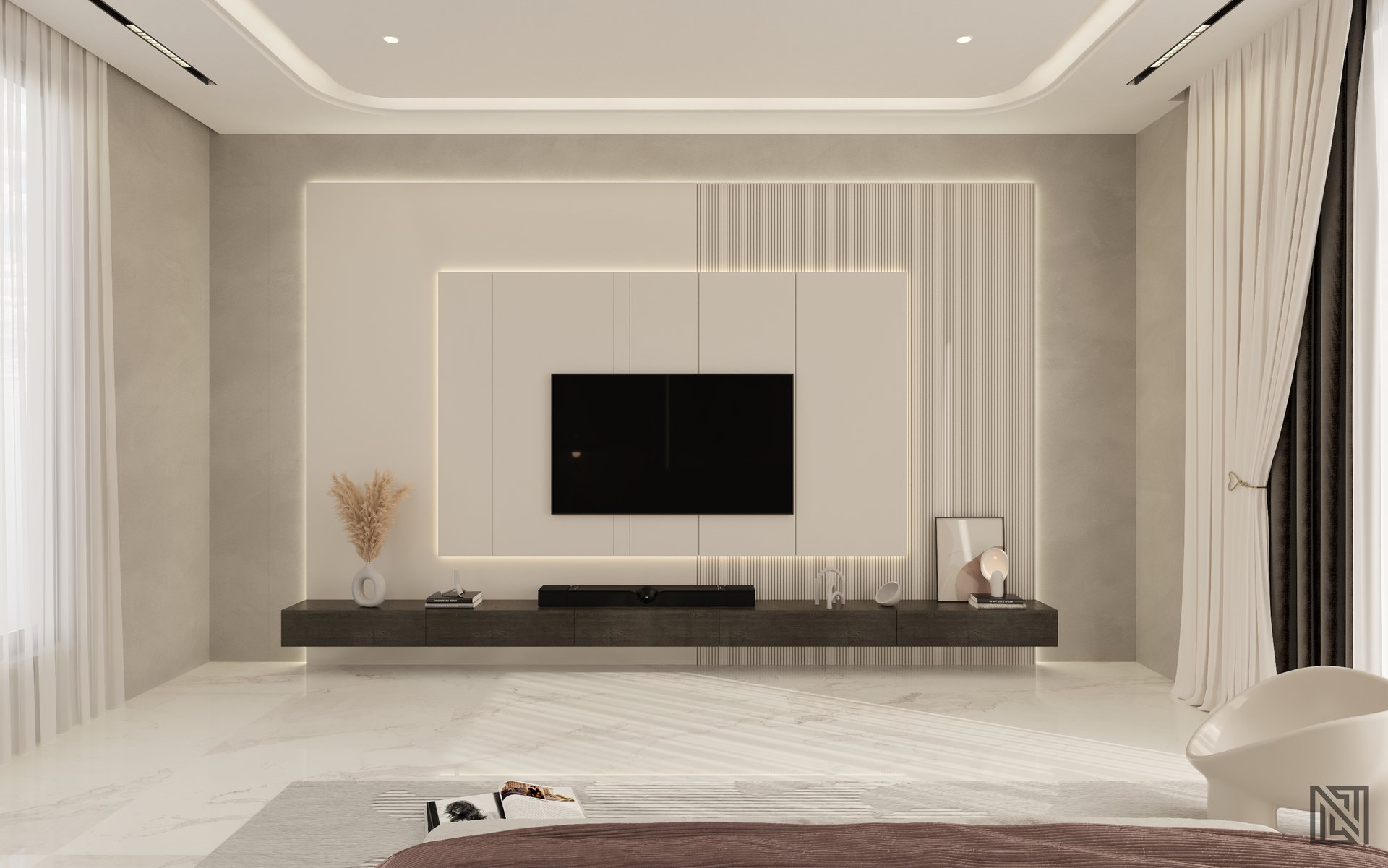 Fawad Villa — architecture, view 48 of 70, UAE. 3ds Max · Corona render by Nasmeer VM.