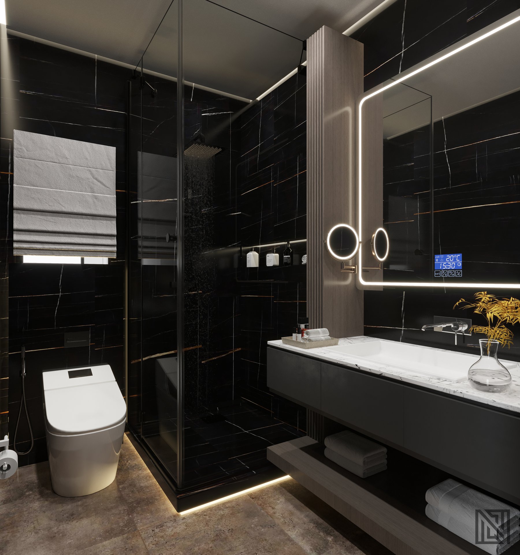 Fawad Villa — architecture, view 50 of 70, UAE. 3ds Max · Corona render by Nasmeer VM.