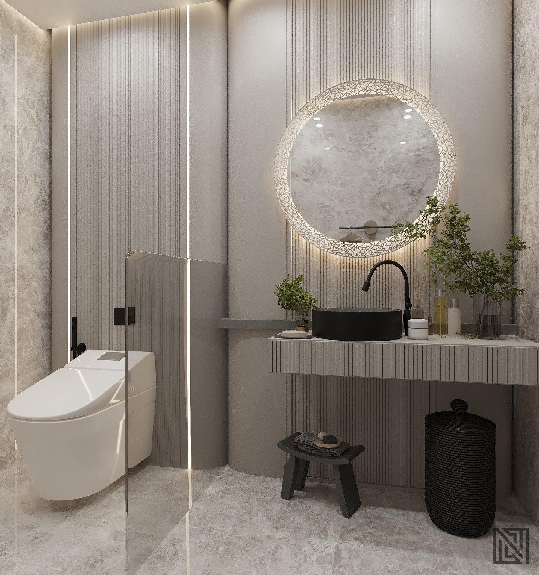 Fawad Villa — architecture, view 52 of 70, UAE. 3ds Max · Corona render by Nasmeer VM.