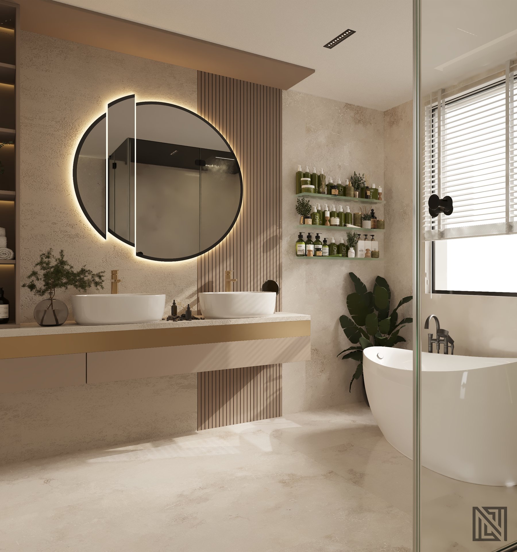 Fawad Villa — architecture, view 54 of 70, UAE. 3ds Max · Corona render by Nasmeer VM.