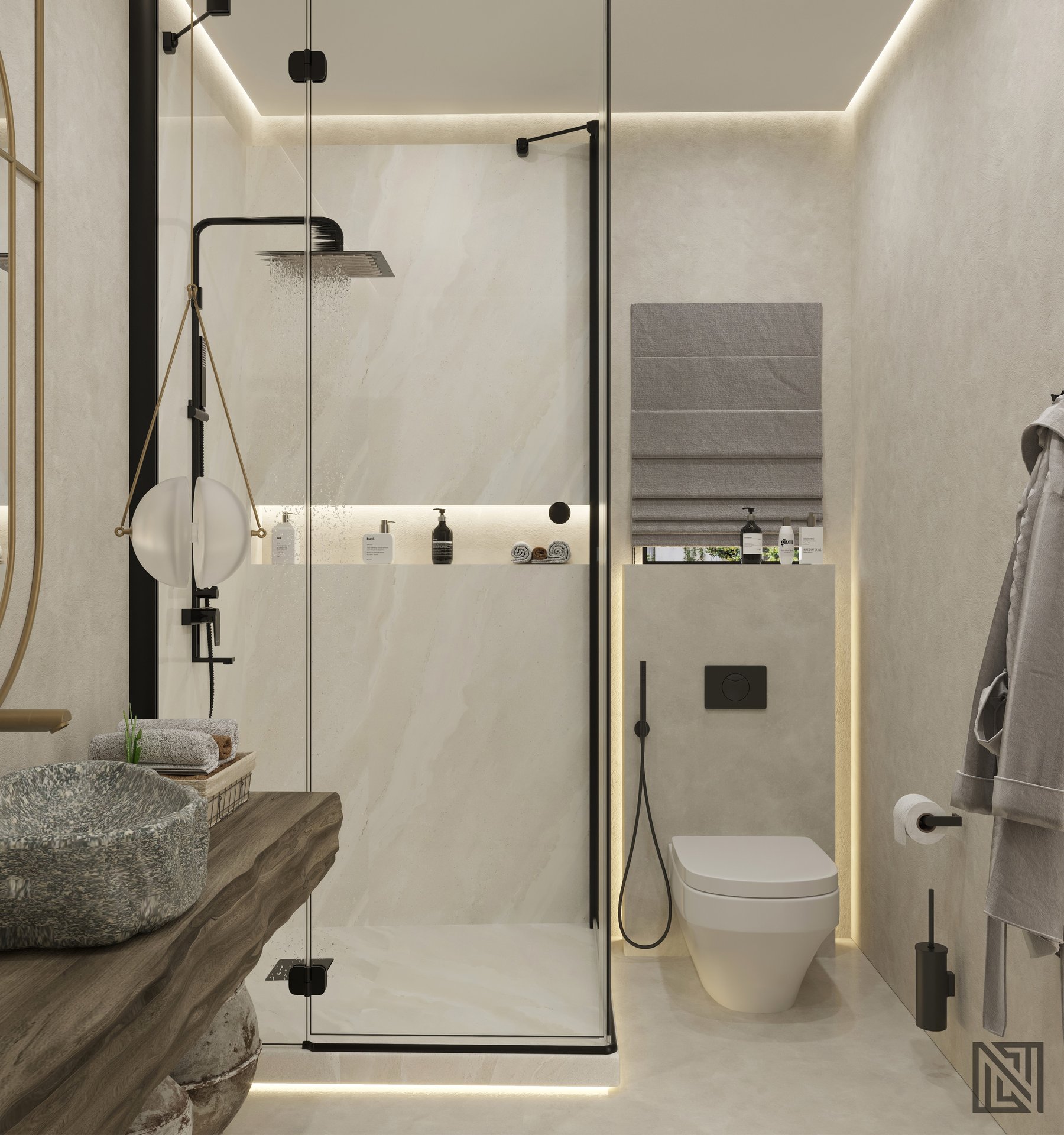 Fawad Villa — architecture, view 58 of 70, UAE. 3ds Max · Corona render by Nasmeer VM.