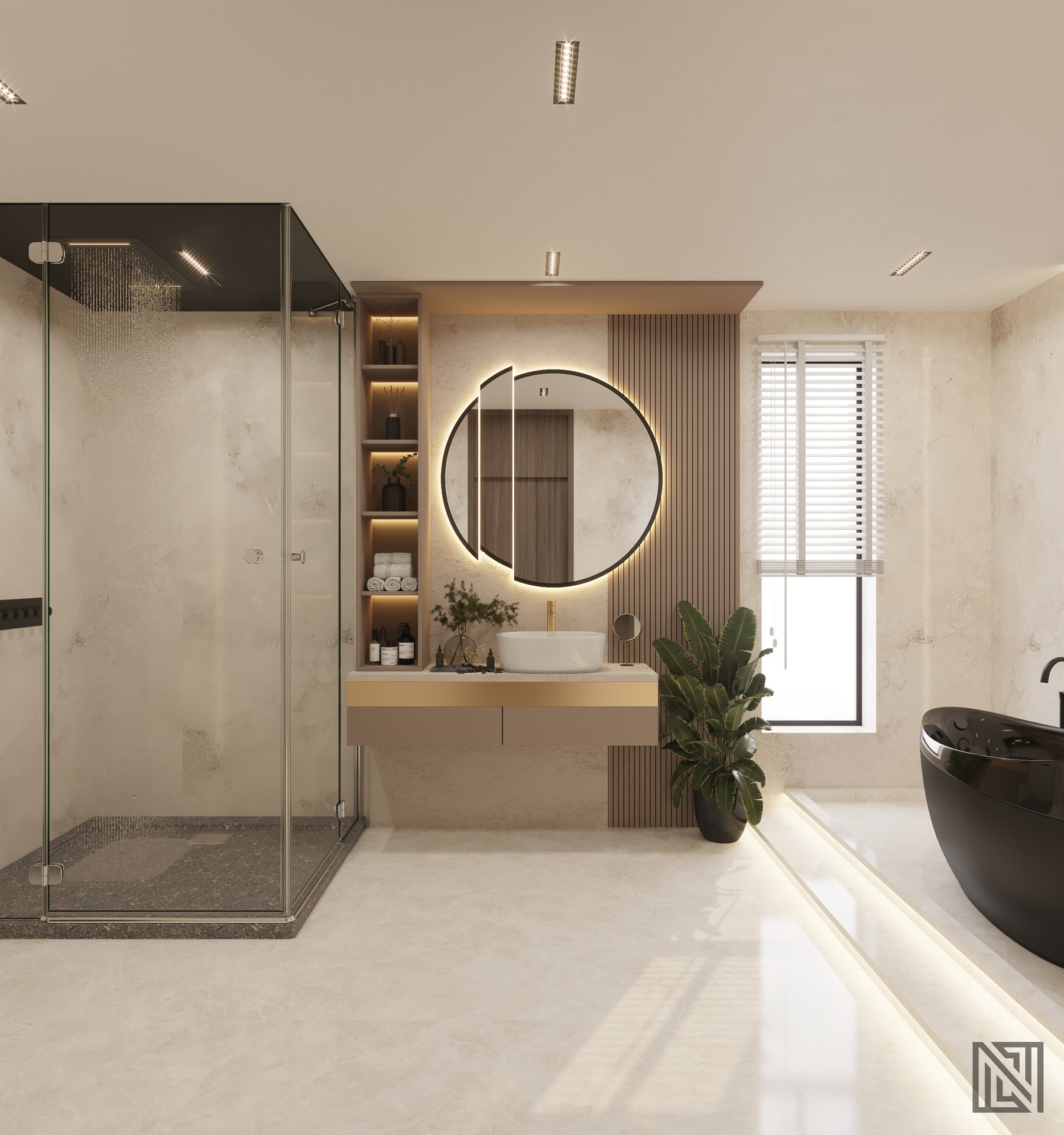 Fawad Villa — architecture, view 60 of 70, UAE. 3ds Max · Corona render by Nasmeer VM.