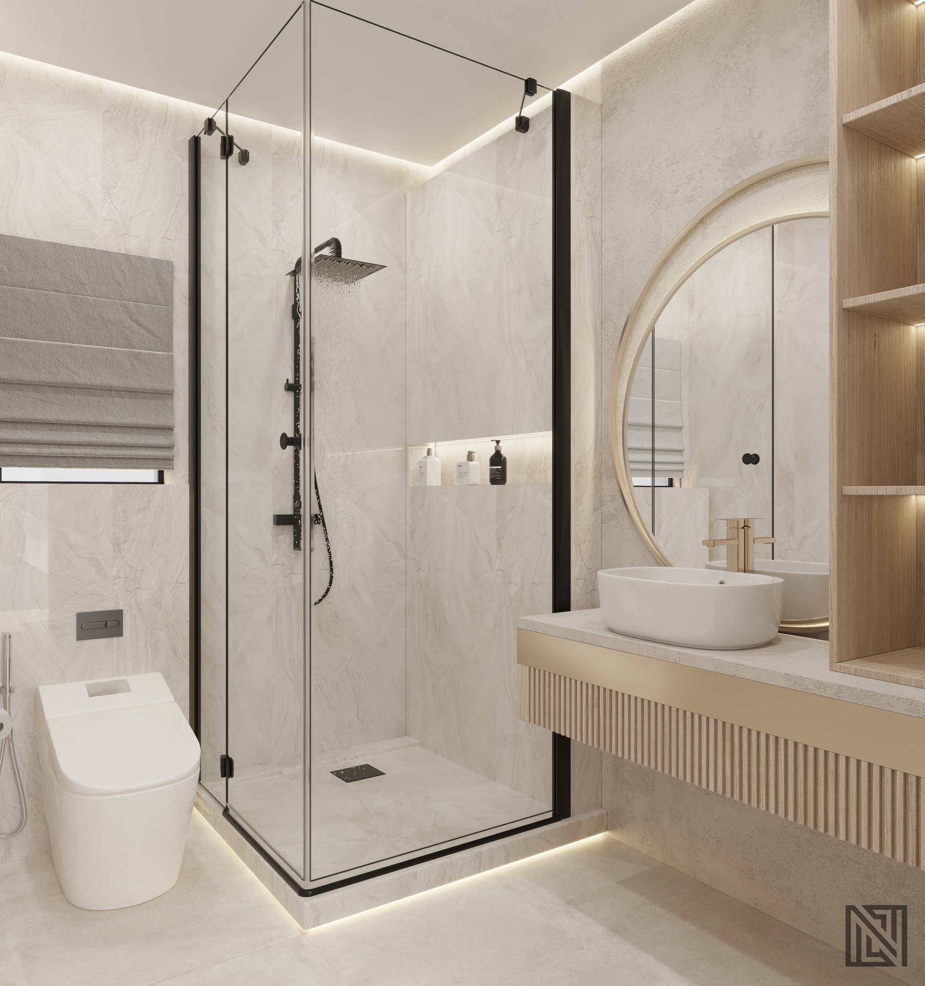 Fawad Villa — architecture, view 65 of 70, UAE. 3ds Max · Corona render by Nasmeer VM.