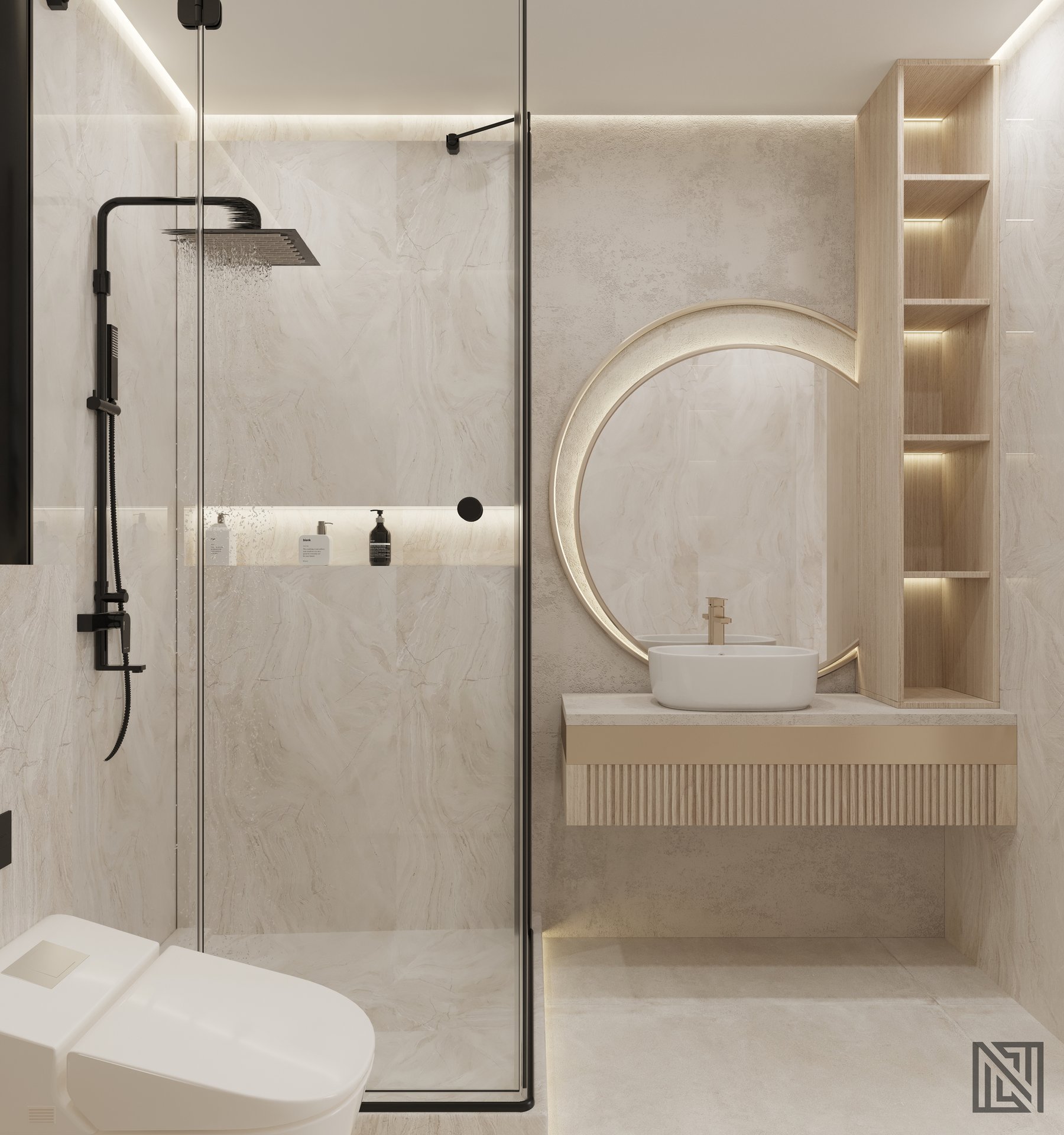 Fawad Villa — architecture, view 66 of 70, UAE. 3ds Max · Corona render by Nasmeer VM.