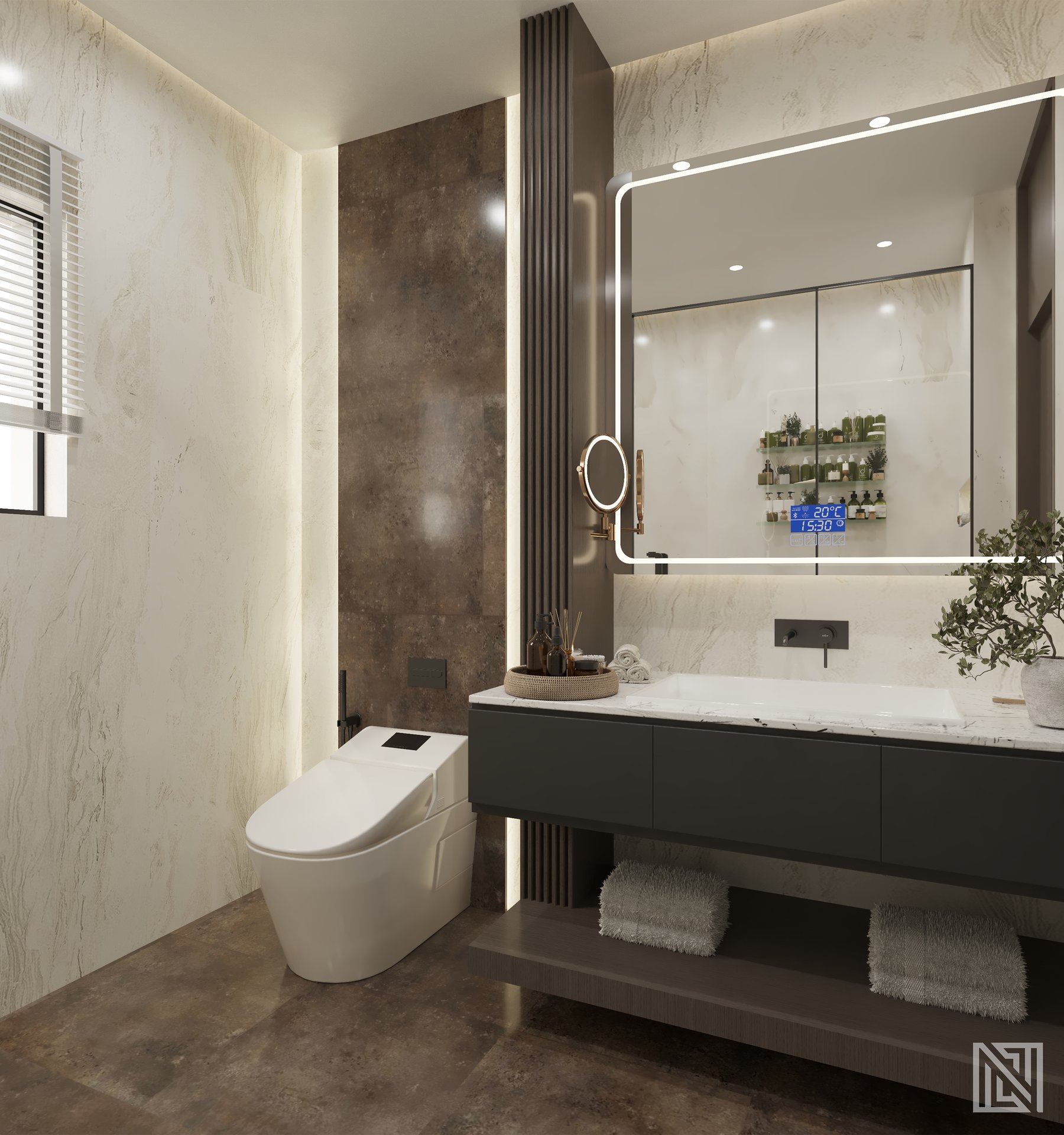 Fawad Villa — architecture, view 67 of 70, UAE. 3ds Max · Corona render by Nasmeer VM.