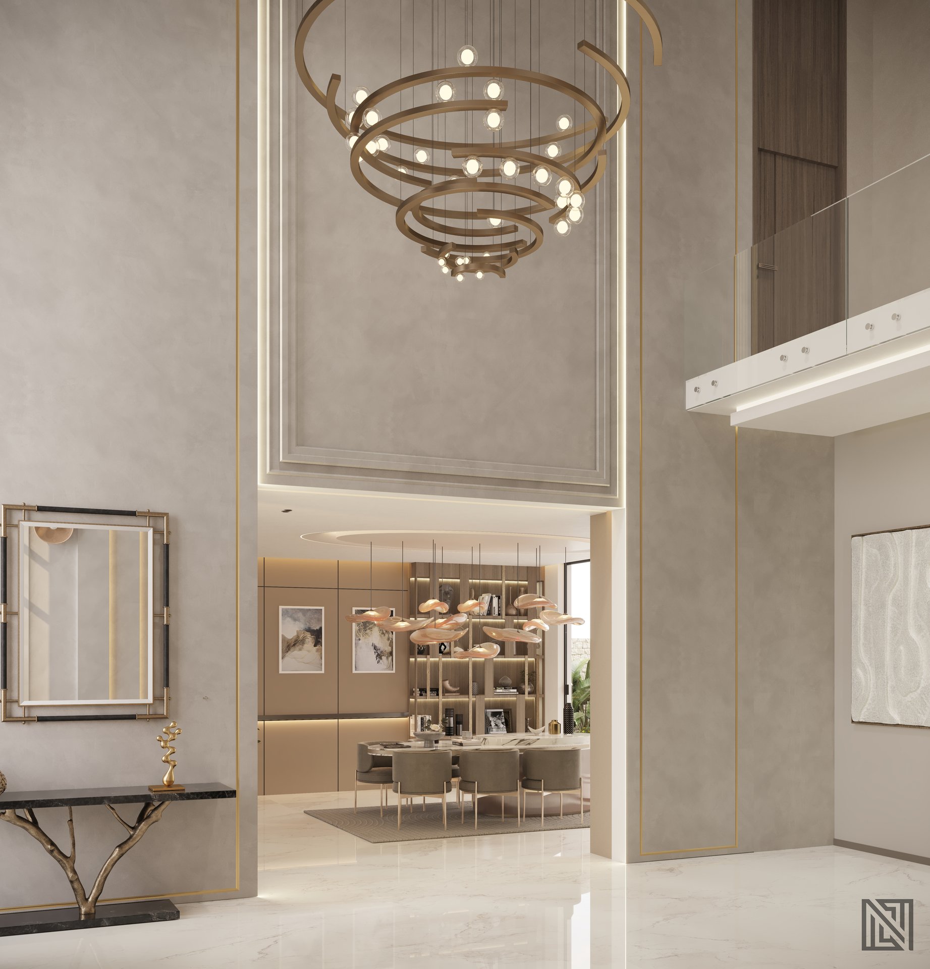 Fawad Villa — architecture, view 9 of 70, UAE. 3ds Max · Corona render by Nasmeer VM.