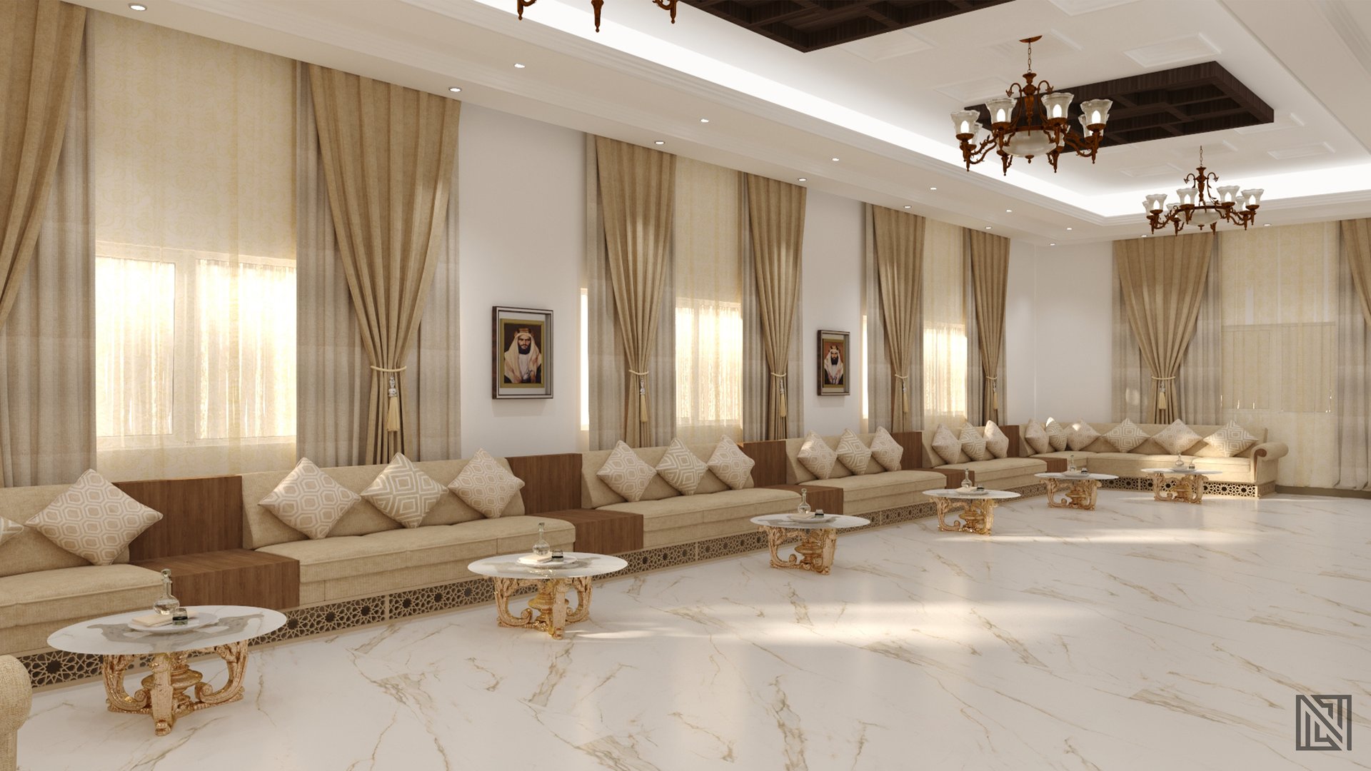 Government Rest House — architecture, view 11 of 13, UAE. 3ds Max · Corona render by Nasmeer VM.