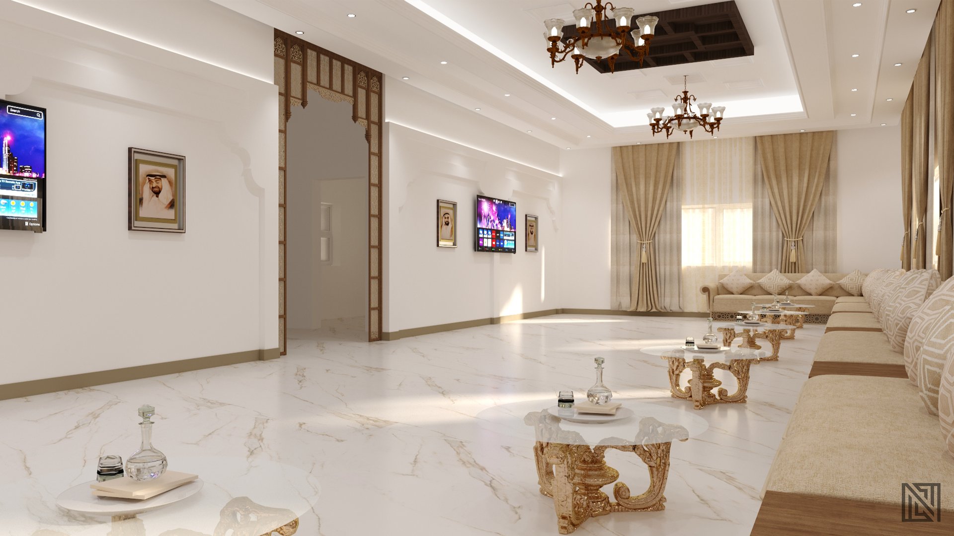 Government Rest House — architecture, view 13 of 13, UAE. 3ds Max · Corona render by Nasmeer VM.