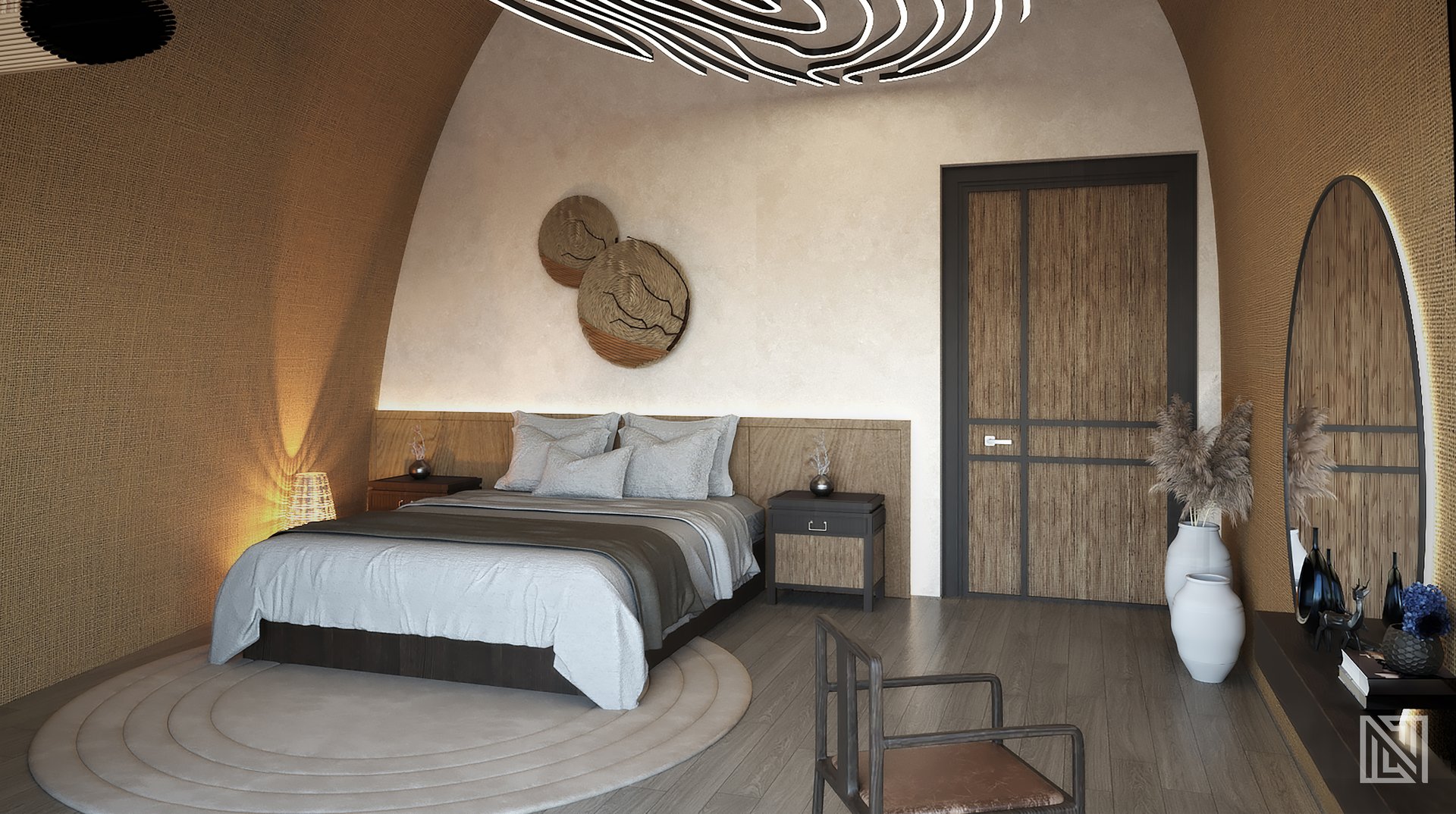 Government Villa — Interior — interior, view 7 of 7, UAE. 3ds Max · Corona render by Nasmeer VM.