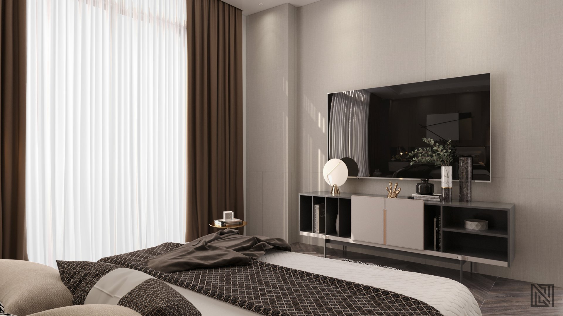 Luxury Apartment — interior, view 8 of 9, UAE. 3ds Max · Corona render by Nasmeer VM.