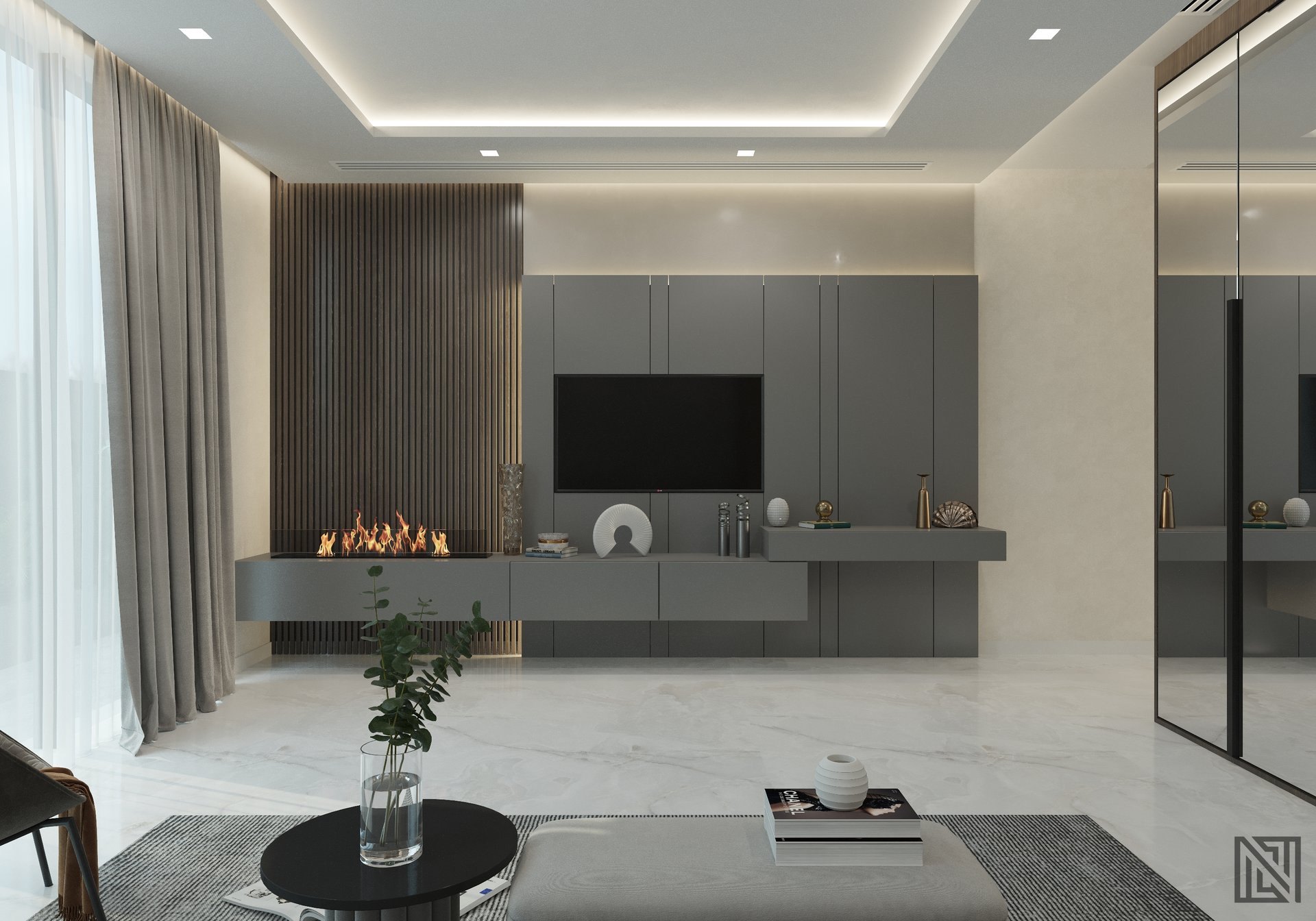 Luxury Villa — Interiors — interior, view 10 of 10, UAE. 3ds Max · Corona render by Nasmeer VM.