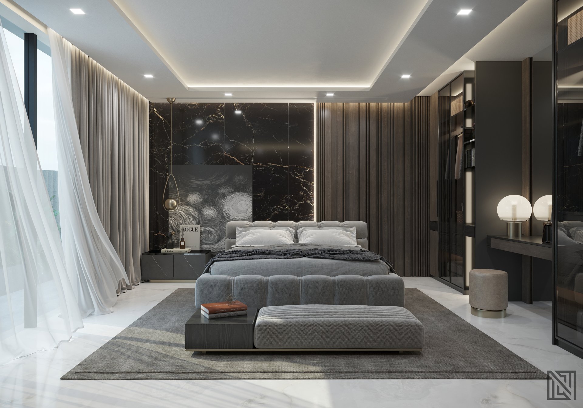Luxury Villa — Interiors — interior, view 7 of 10, UAE. 3ds Max · Corona render by Nasmeer VM.