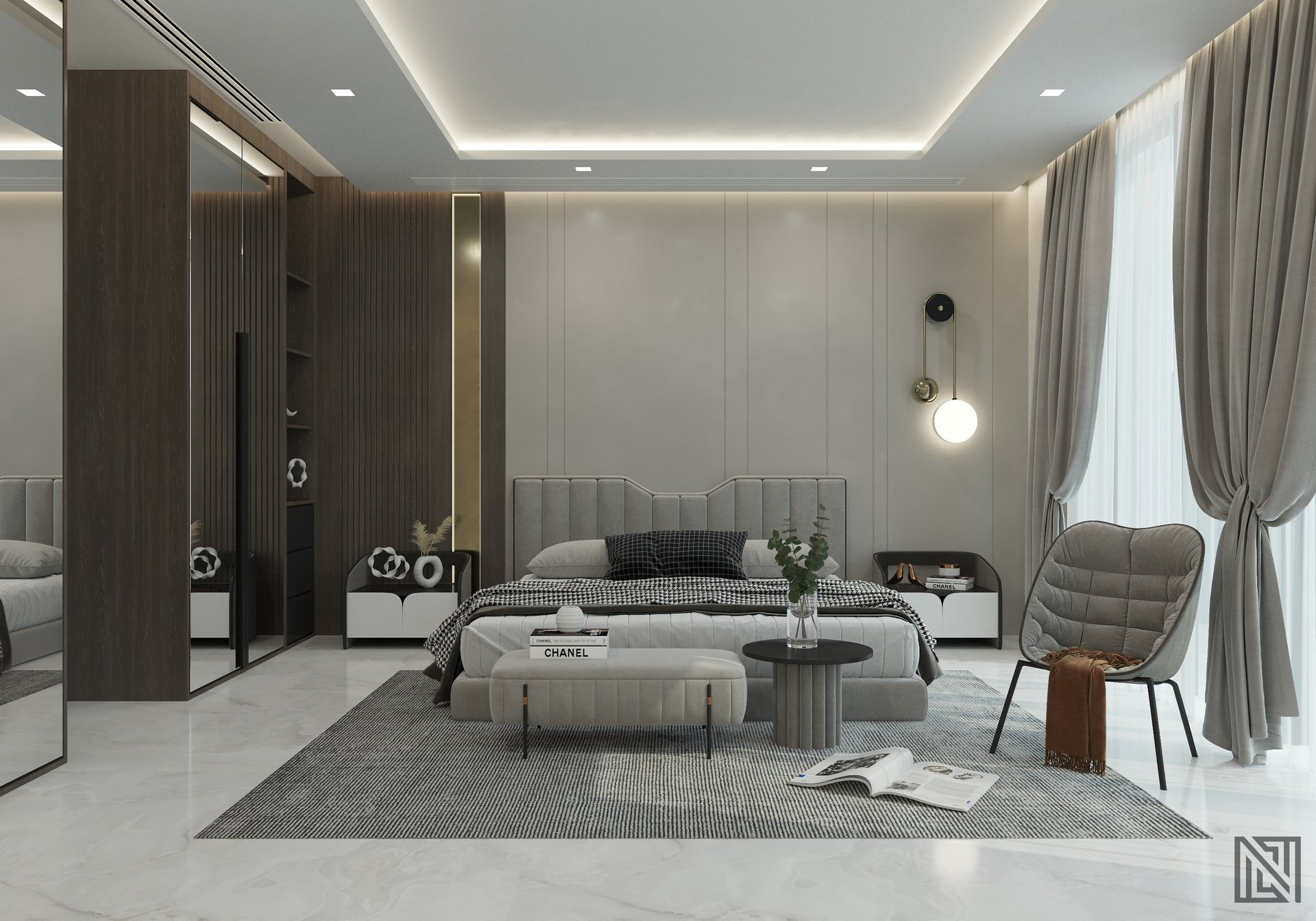 Luxury Villa — Interiors — interior, view 9 of 10, UAE. 3ds Max · Corona render by Nasmeer VM.