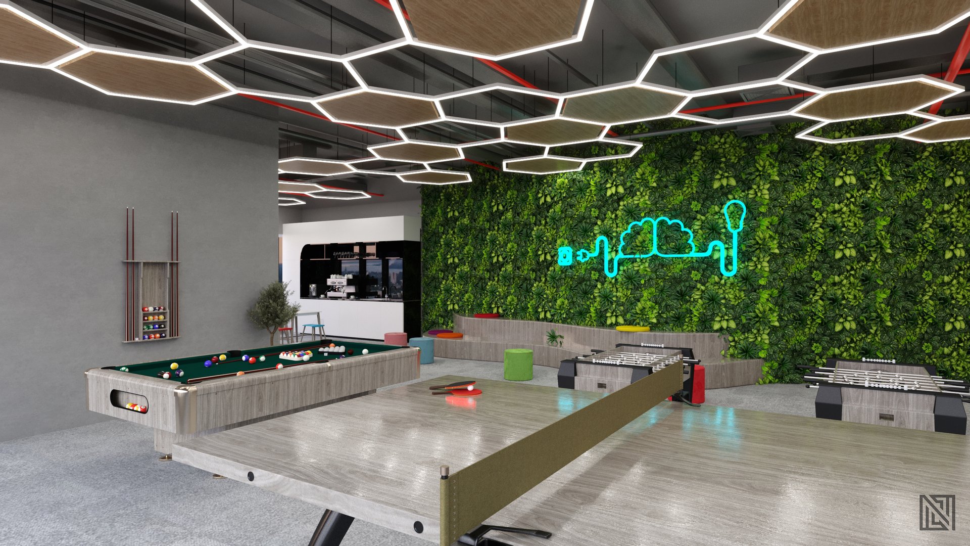 Modern Office — commercial, view 11 of 11, UAE. 3ds Max · Corona render by Nasmeer VM.