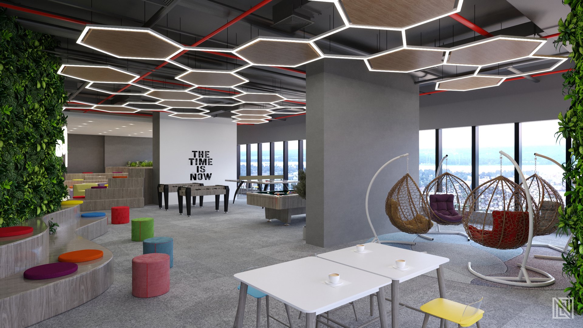 Modern Office — commercial, view 7 of 11, UAE. 3ds Max · Corona render by Nasmeer VM.