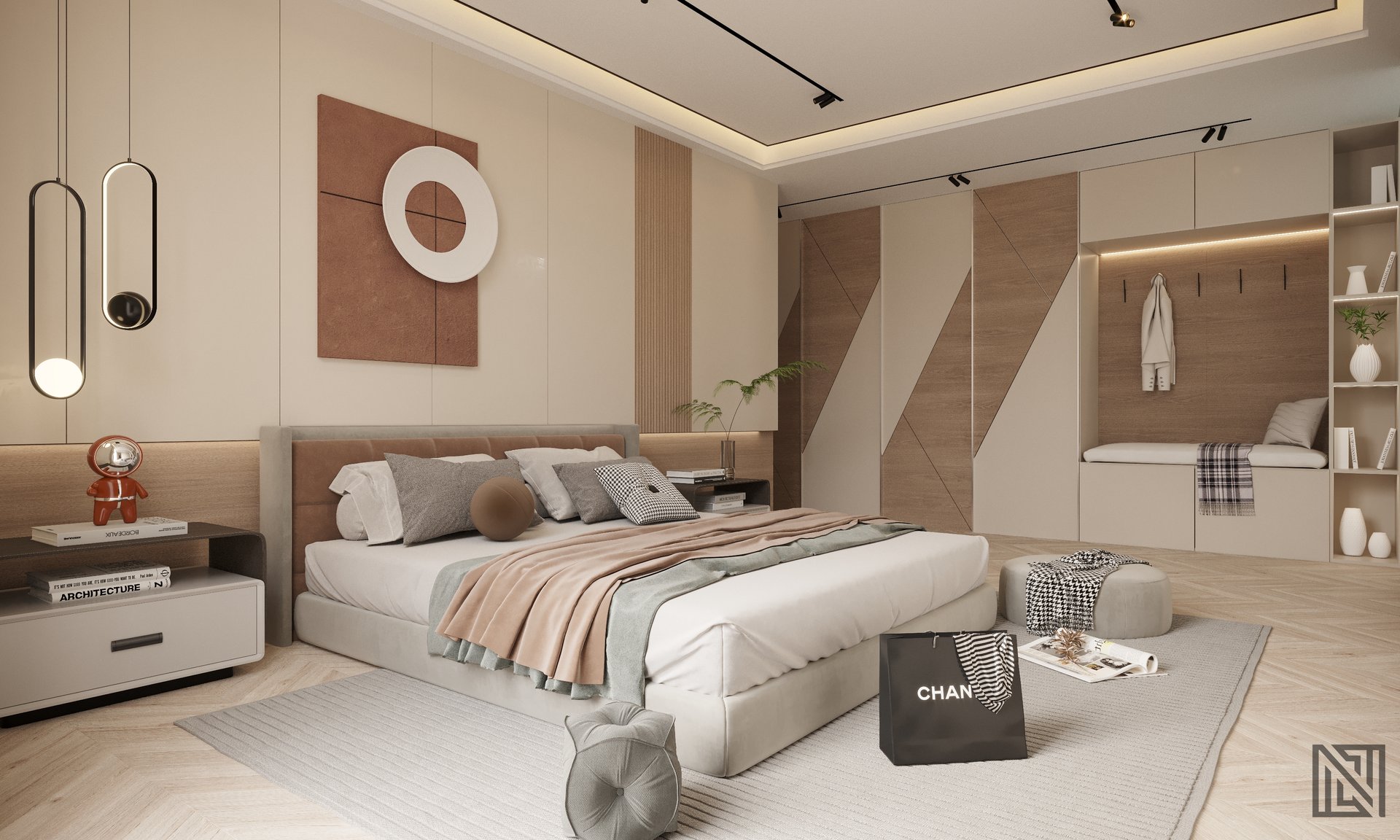 Modern Villa — architecture, view 3 of 10, UAE. 3ds Max · Corona render by Nasmeer VM.