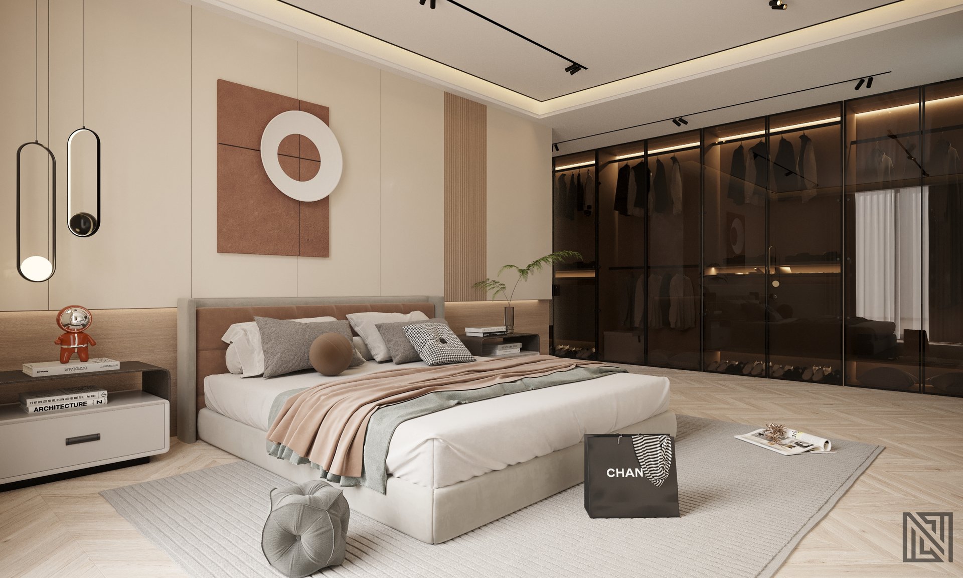 Modern Villa — architecture, view 4 of 10, UAE. 3ds Max · Corona render by Nasmeer VM.