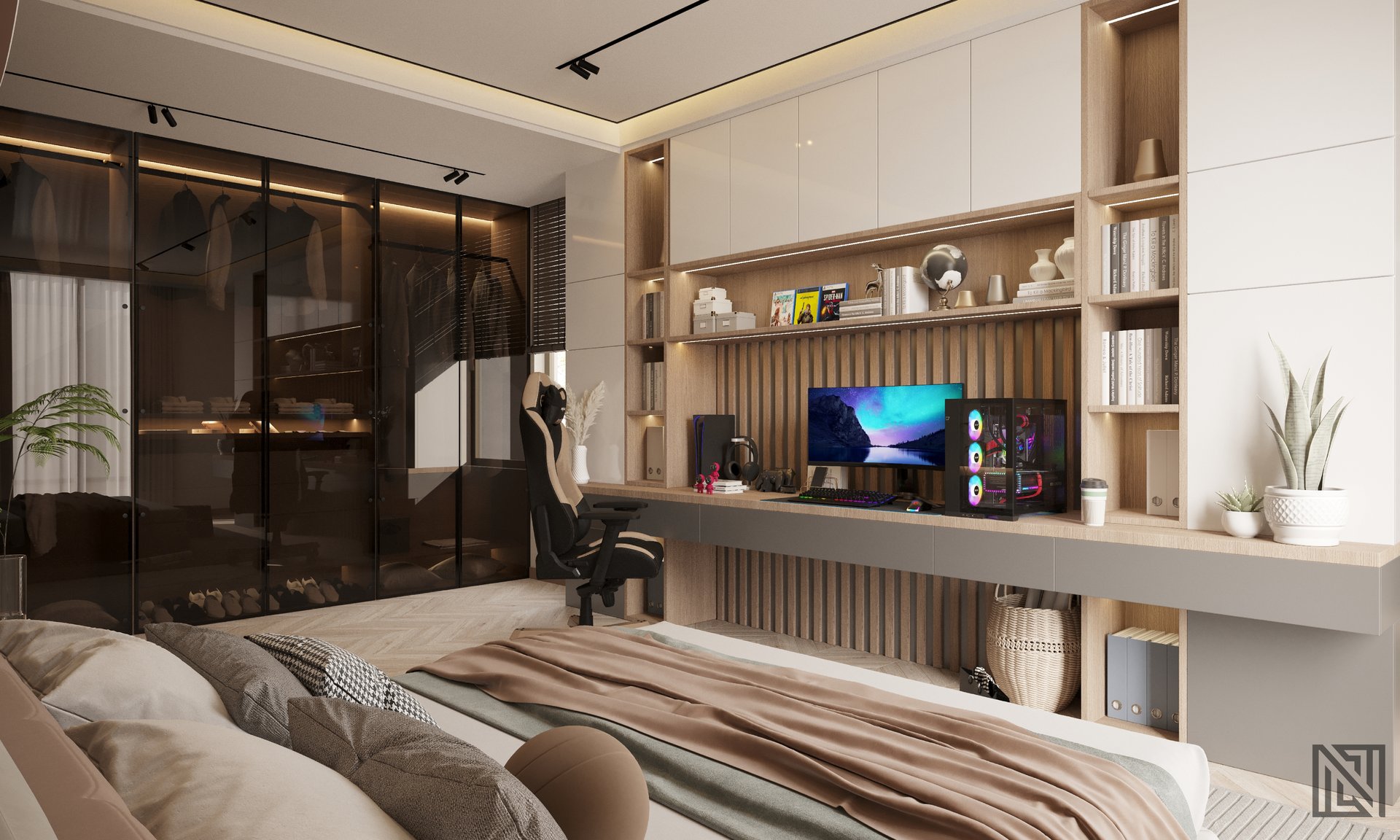 Modern Villa — architecture, view 7 of 10, UAE. 3ds Max · Corona render by Nasmeer VM.
