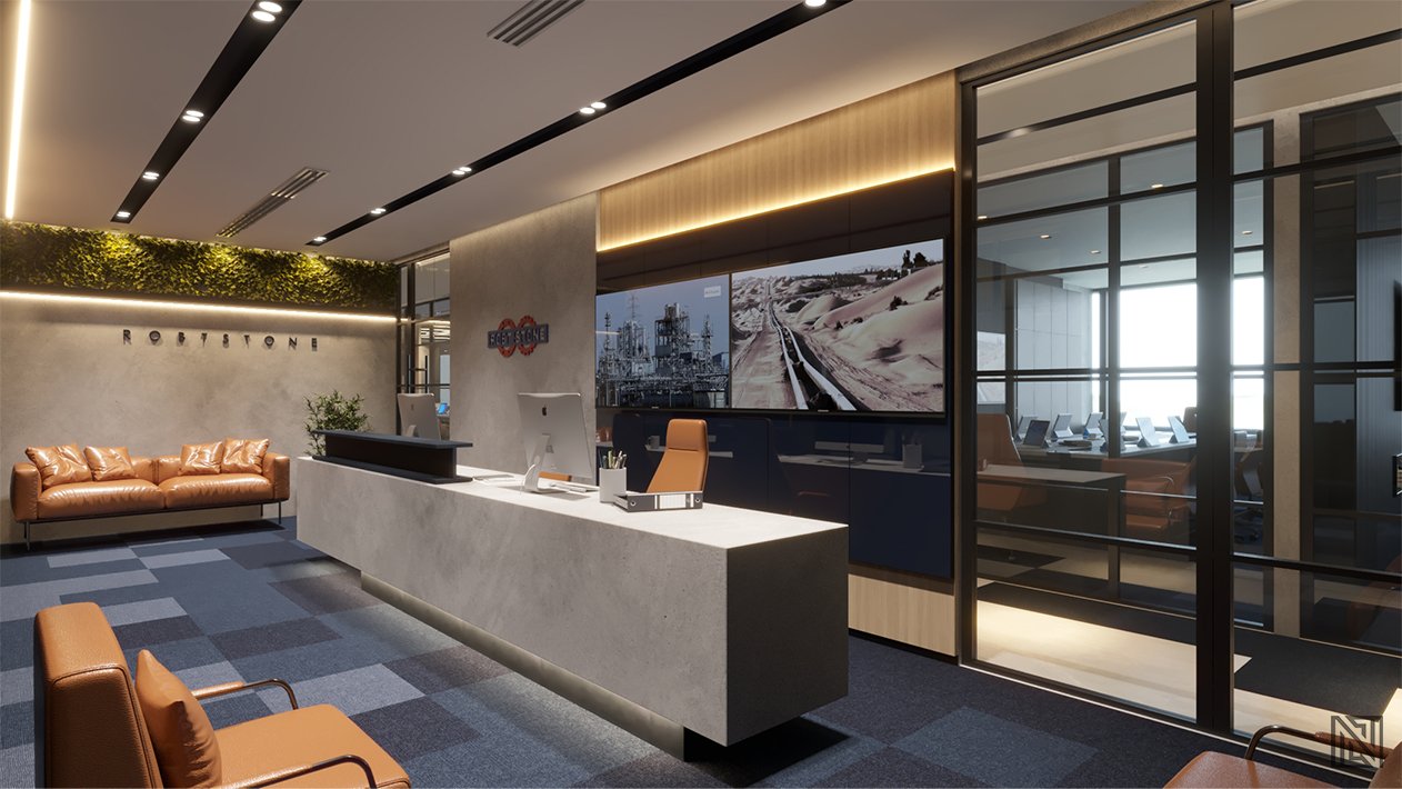 RobtStone — Office — commercial, view 2 of 21, UAE. 3ds Max · Corona render by Nasmeer VM.
