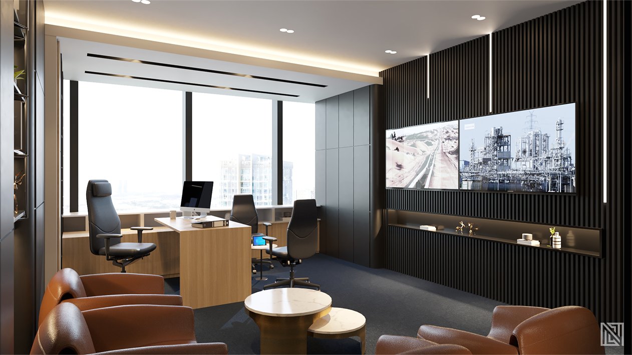 RobtStone — Office — commercial, view 5 of 21, UAE. 3ds Max · Corona render by Nasmeer VM.