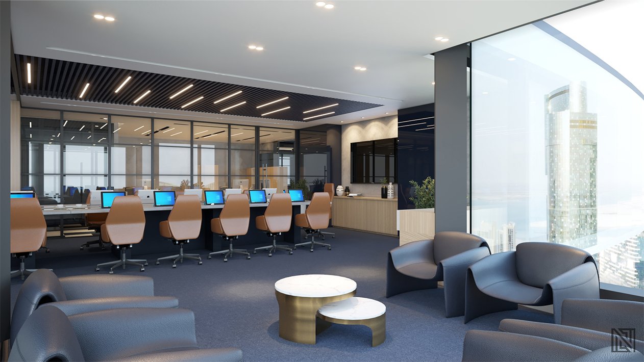 RobtStone — Office — commercial, view 7 of 21, UAE. 3ds Max · Corona render by Nasmeer VM.