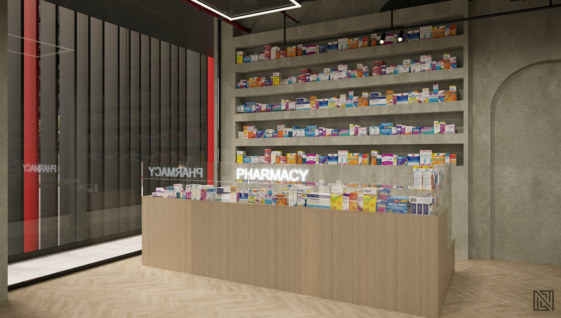 Supermarket Design — commercial, view 19 of 19, UAE. 3ds Max · Corona render by Nasmeer VM.