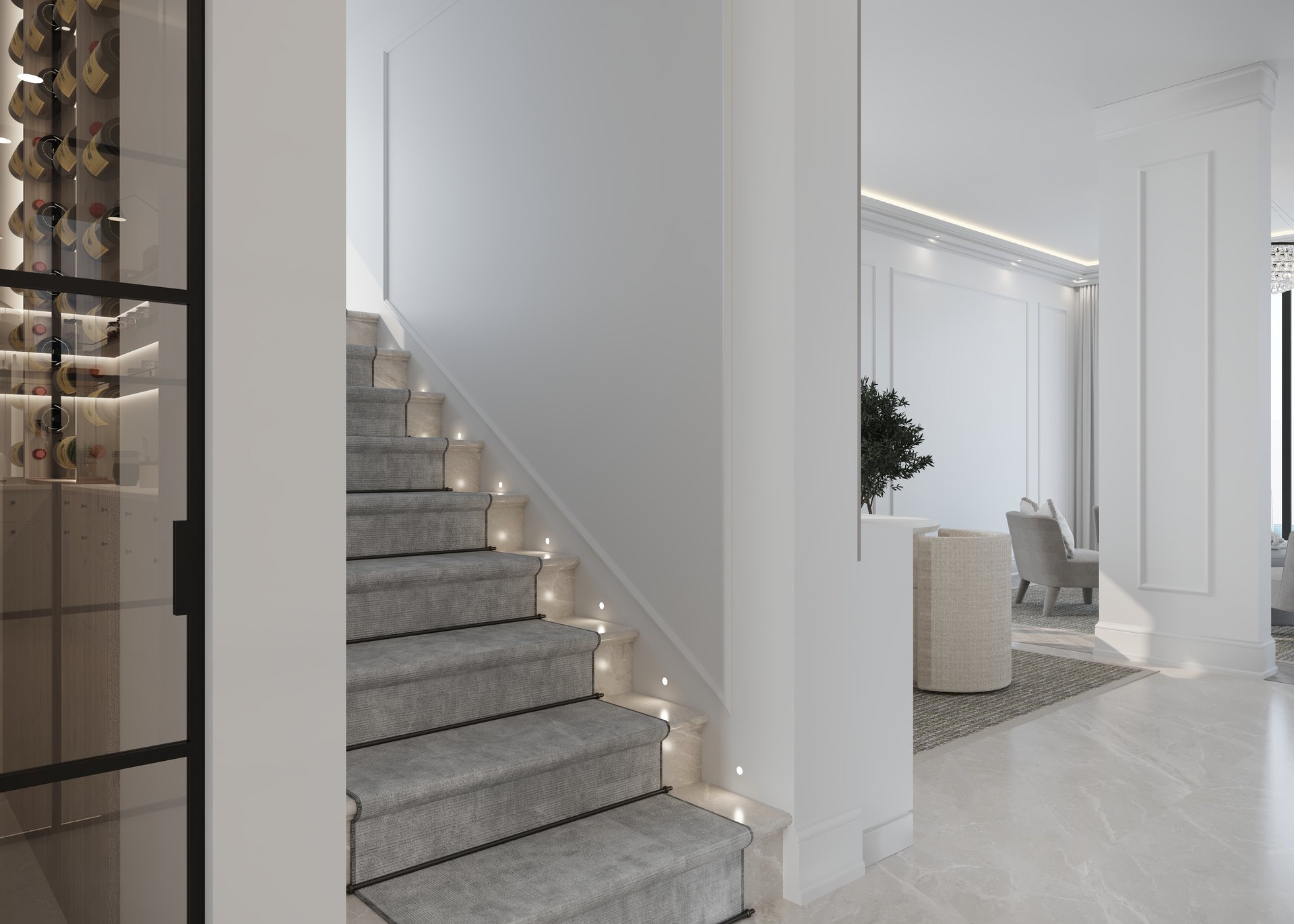 Test House — Dubai Hills — architecture, view 14 of 49, Dubai Hills Estate, Dubai. 3ds Max · Corona render by Nasmeer VM.
