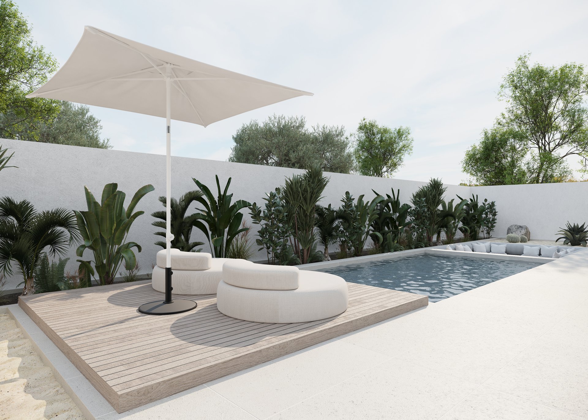 Test House — Dubai Hills — architecture, view 47 of 49, Dubai Hills Estate, Dubai. 3ds Max · Corona render by Nasmeer VM.