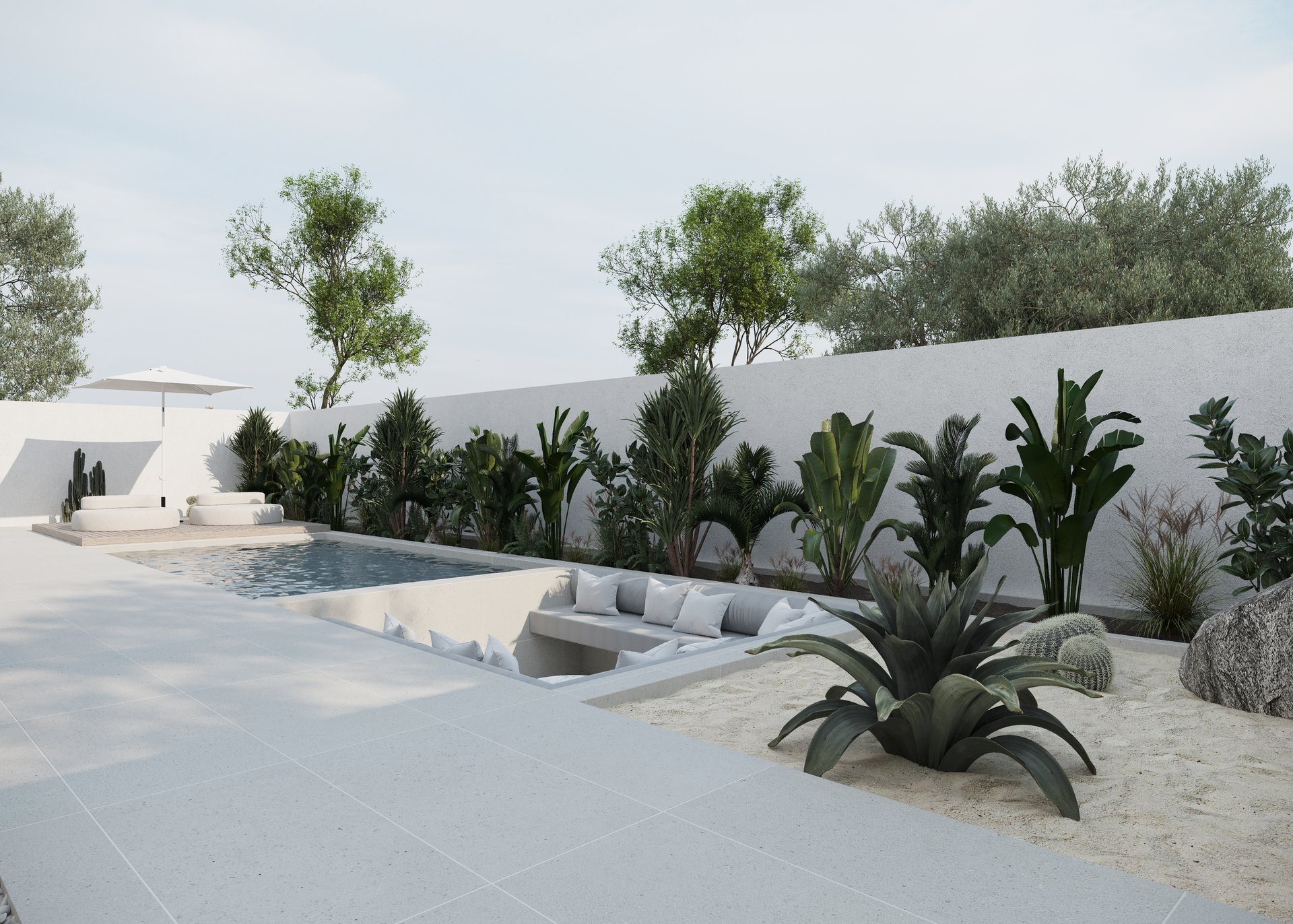 Test House — Dubai Hills — architecture, view 48 of 49, Dubai Hills Estate, Dubai. 3ds Max · Corona render by Nasmeer VM.