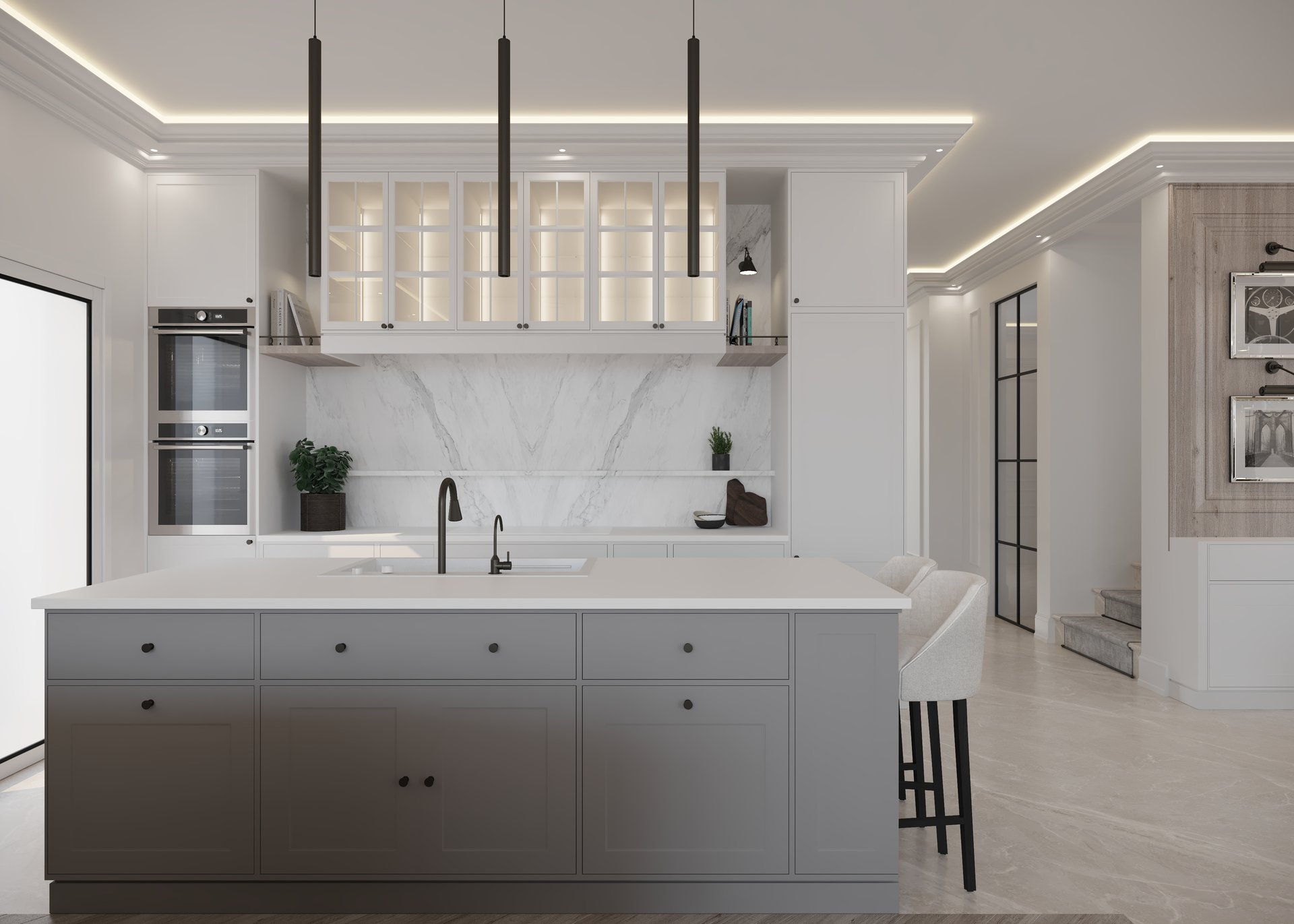 Test House — Dubai Hills — architecture, view 6 of 49, Dubai Hills Estate, Dubai. 3ds Max · Corona render by Nasmeer VM.