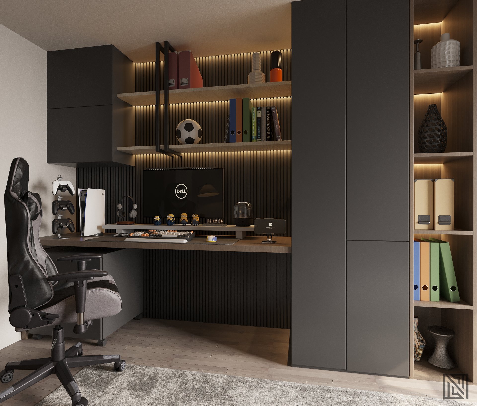 Villa Interiors — interior, view 14 of 32, UAE. 3ds Max · Corona render by Nasmeer VM.