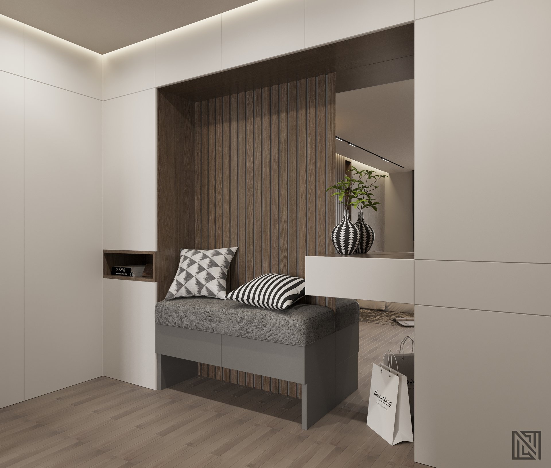 Villa Interiors — interior, view 17 of 32, UAE. 3ds Max · Corona render by Nasmeer VM.