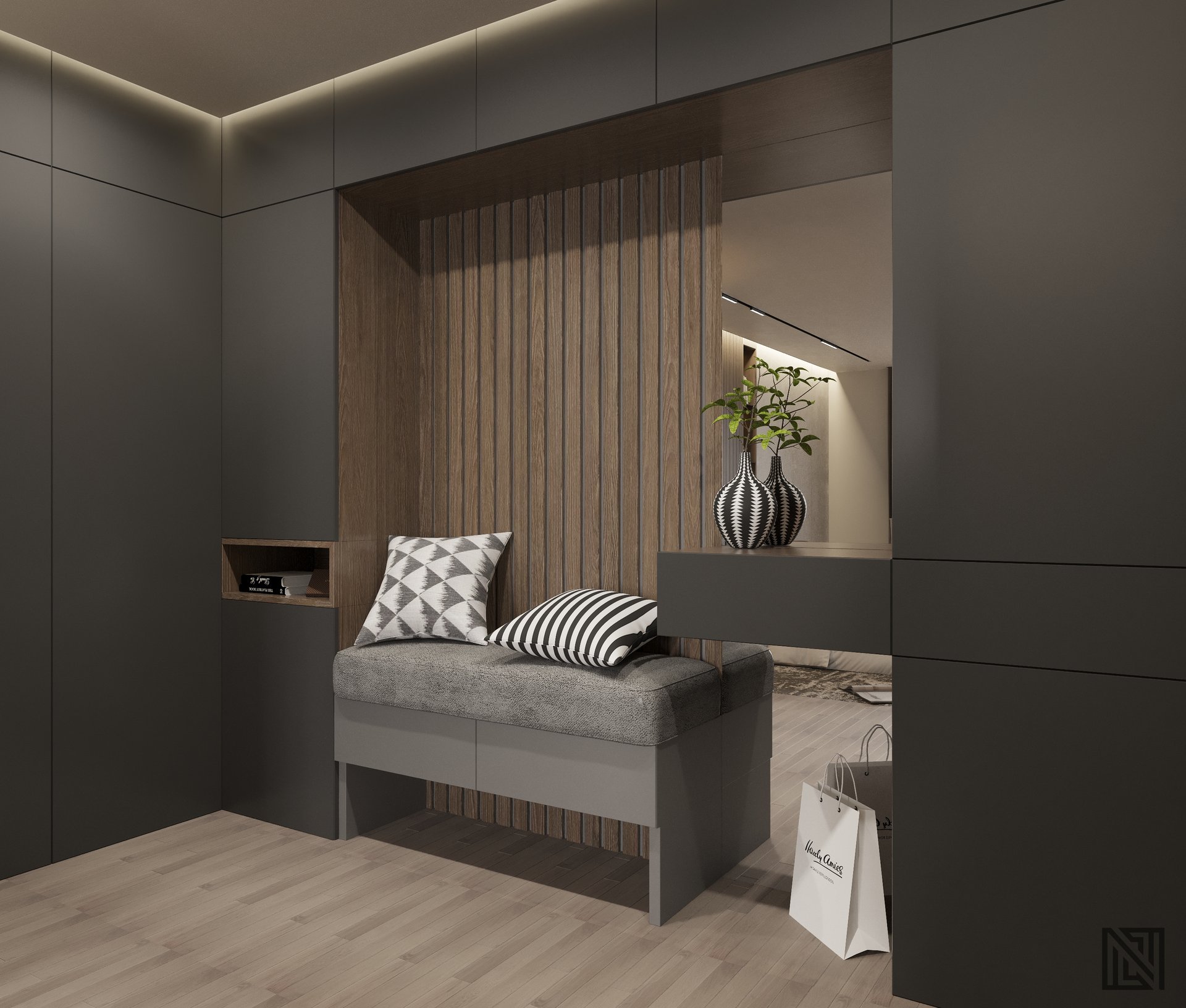 Villa Interiors — interior, view 18 of 32, UAE. 3ds Max · Corona render by Nasmeer VM.