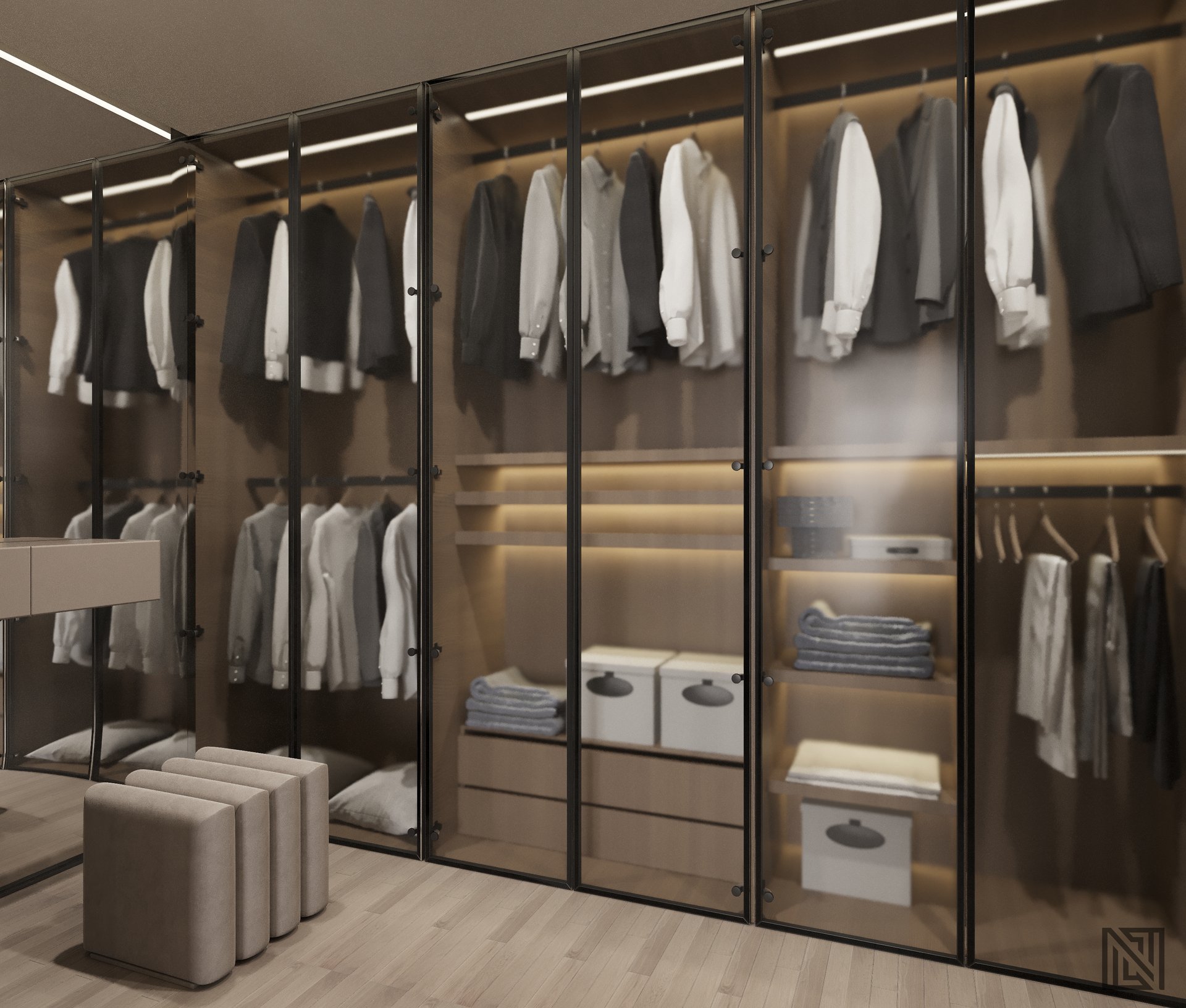 Villa Interiors — interior, view 19 of 32, UAE. 3ds Max · Corona render by Nasmeer VM.