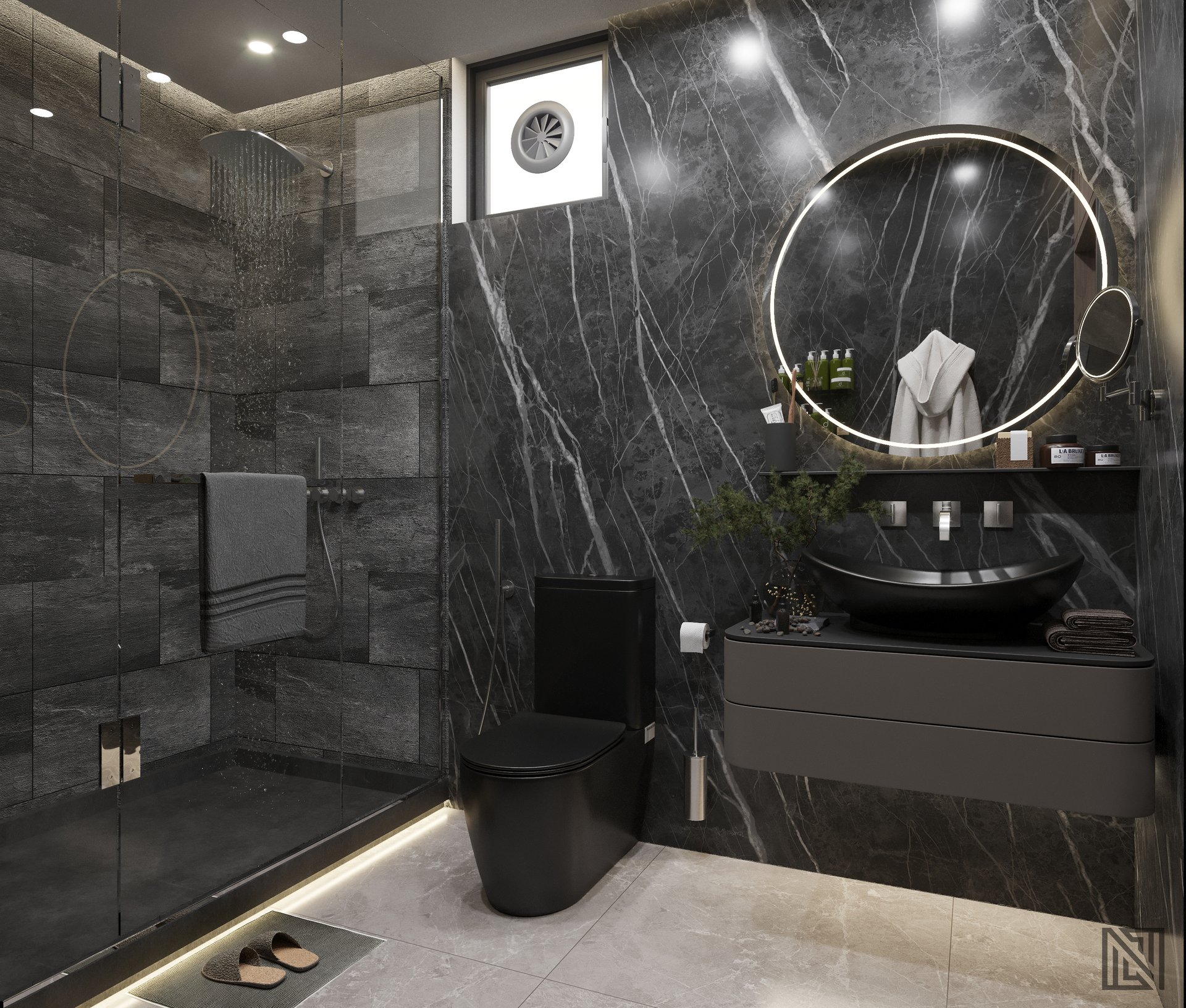 Villa Interiors — interior, view 25 of 32, UAE. 3ds Max · Corona render by Nasmeer VM.