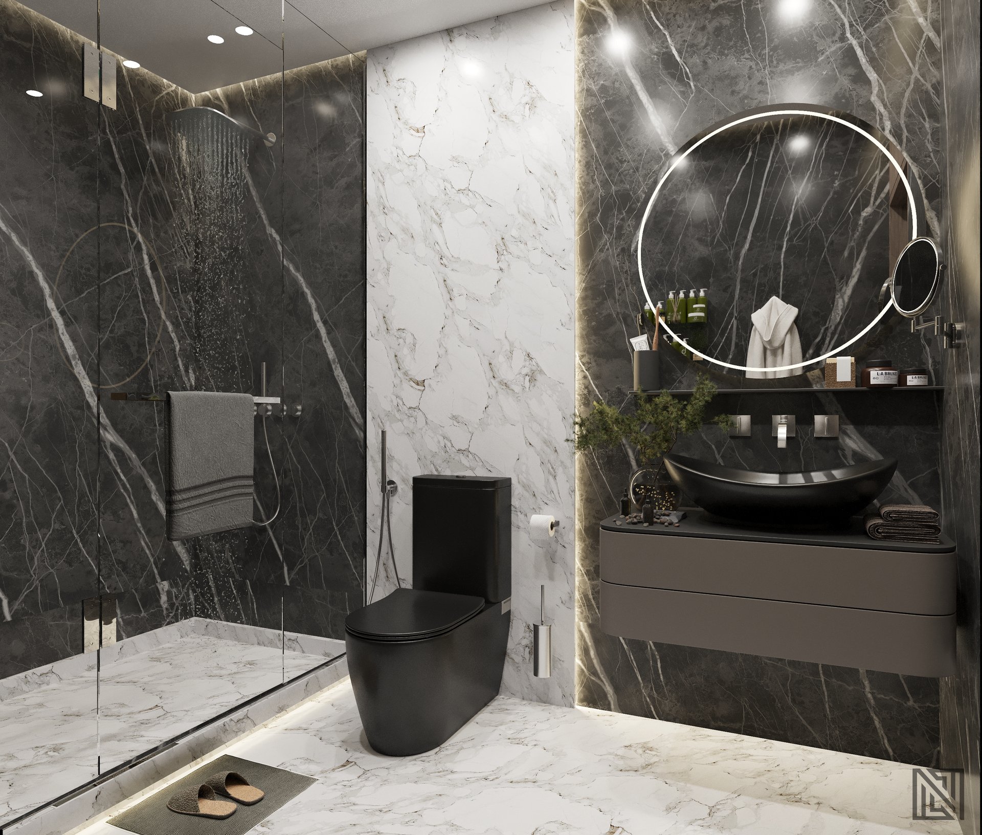 Villa Interiors — interior, view 32 of 32, UAE. 3ds Max · Corona render by Nasmeer VM.