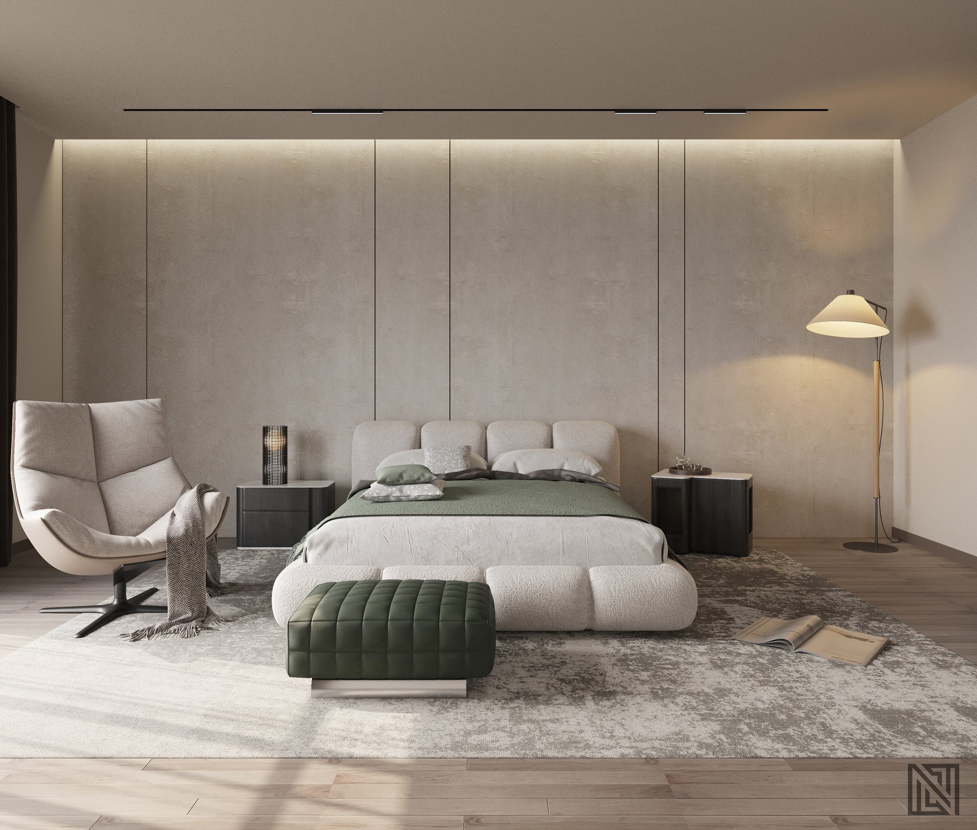 Villa Interiors — interior, view 5 of 32, UAE. 3ds Max · Corona render by Nasmeer VM.