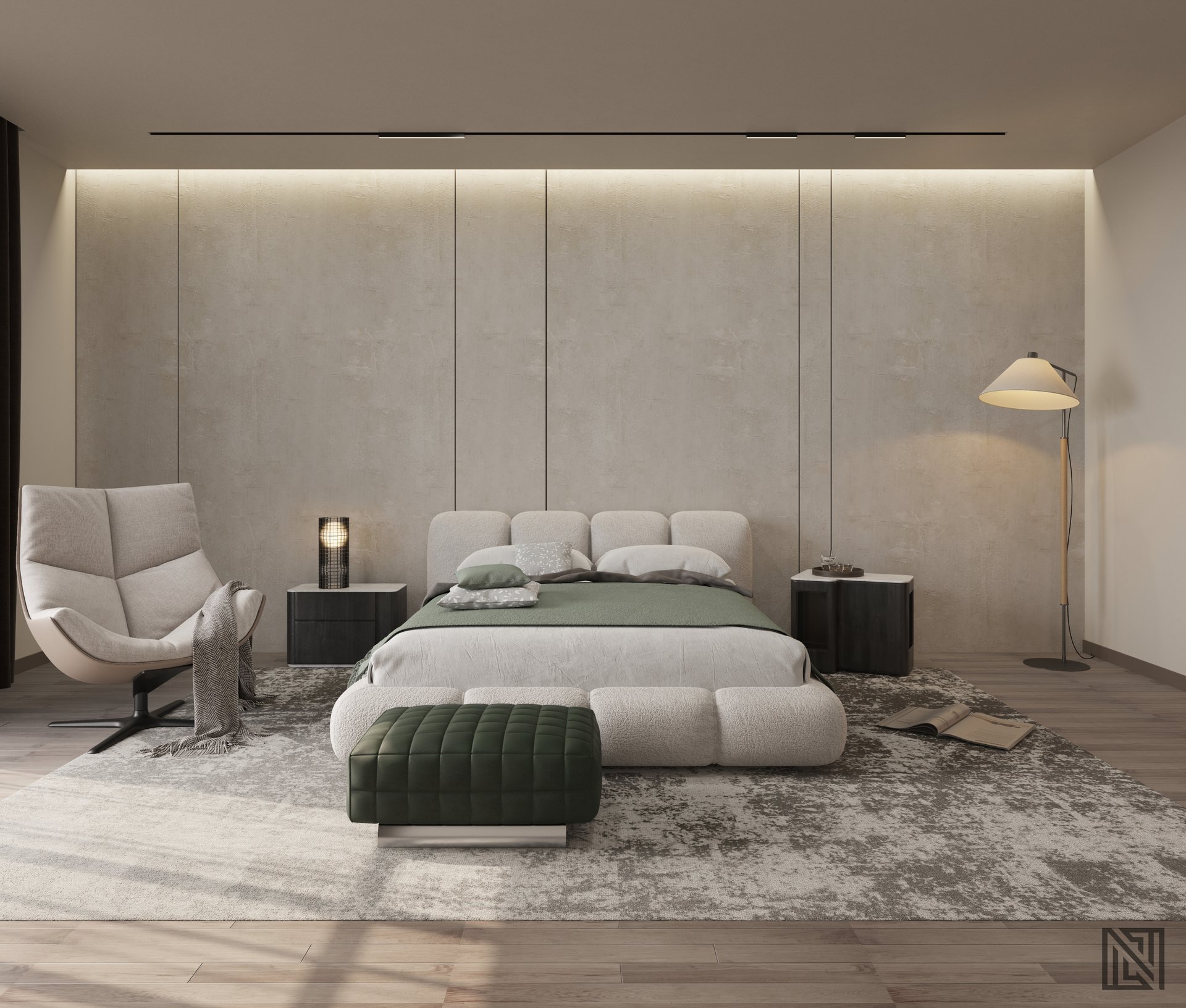 Villa Interiors — interior, view 6 of 32, UAE. 3ds Max · Corona render by Nasmeer VM.