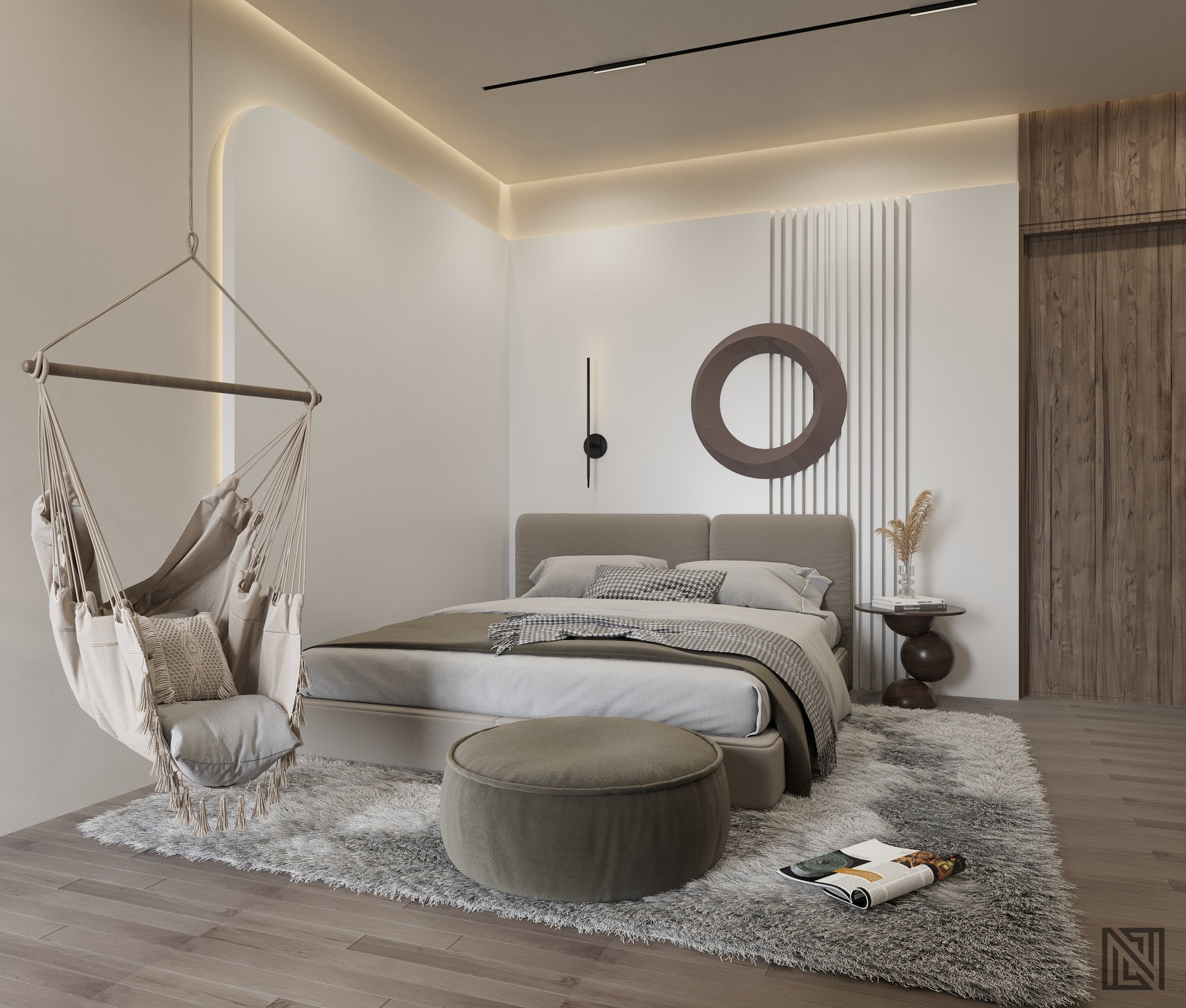 Villa Interiors — interior, view 7 of 32, UAE. 3ds Max · Corona render by Nasmeer VM.